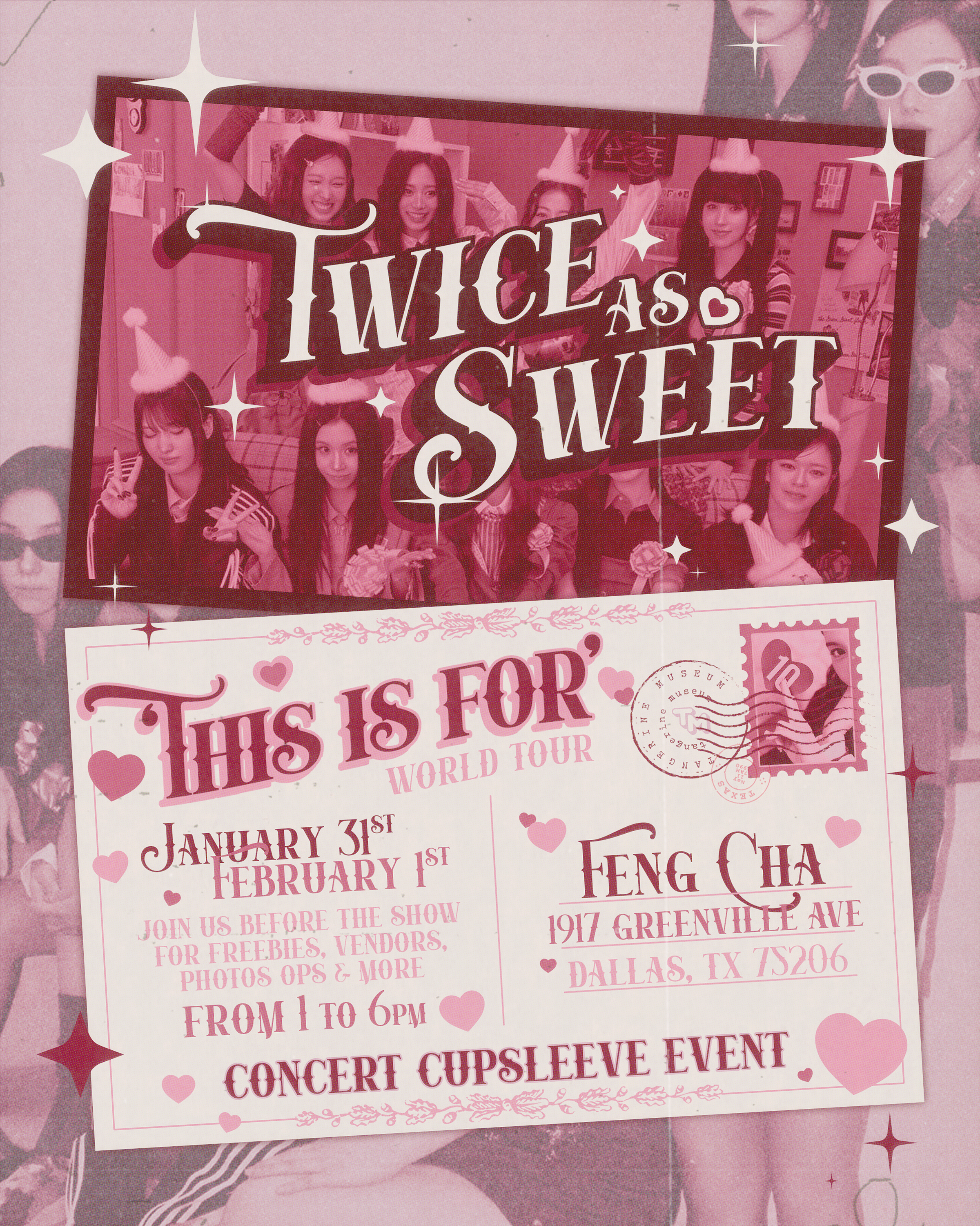 Twice as Sweet - This is For Concert Cupsleeve