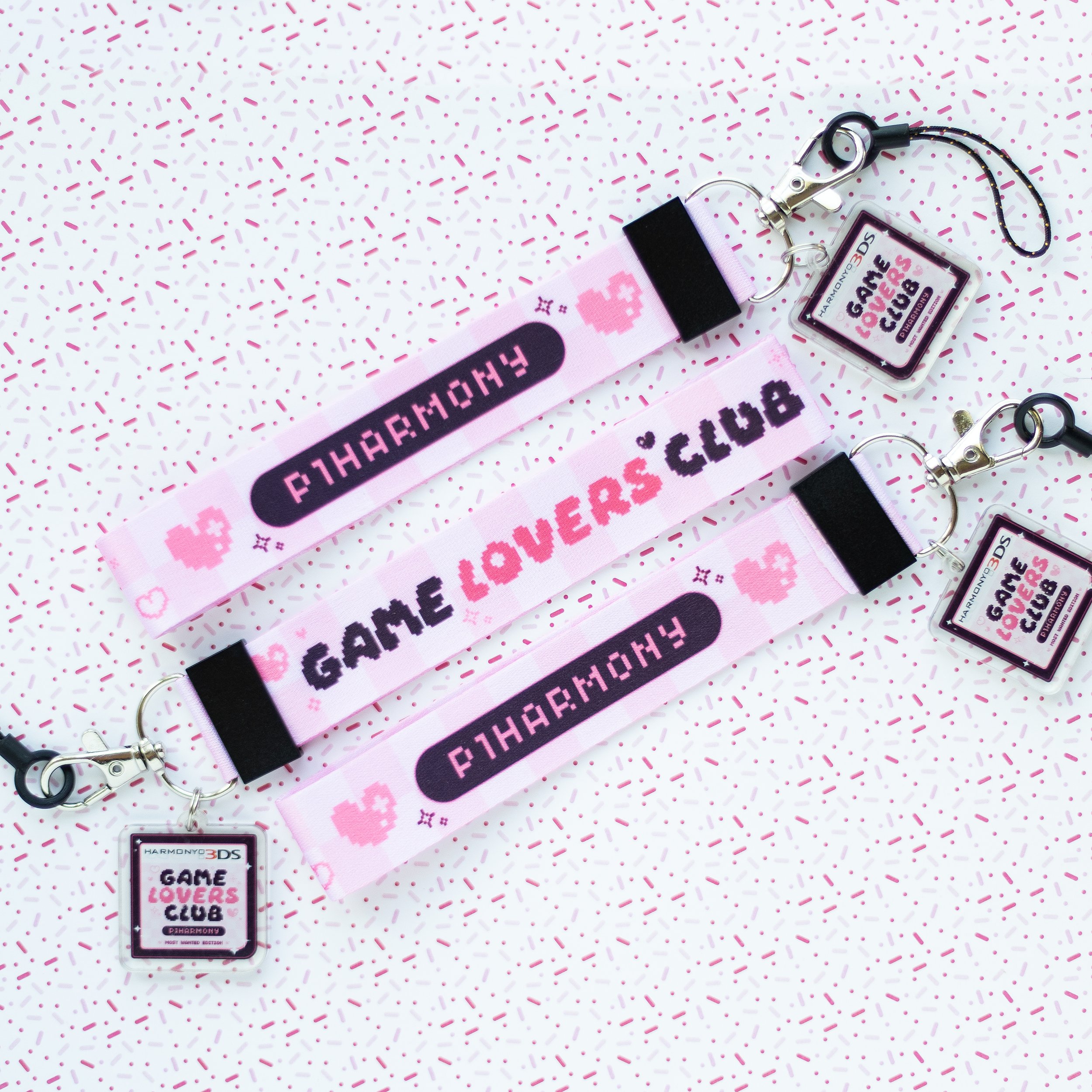 P1HARMONY Game Lovers Club Lanyard