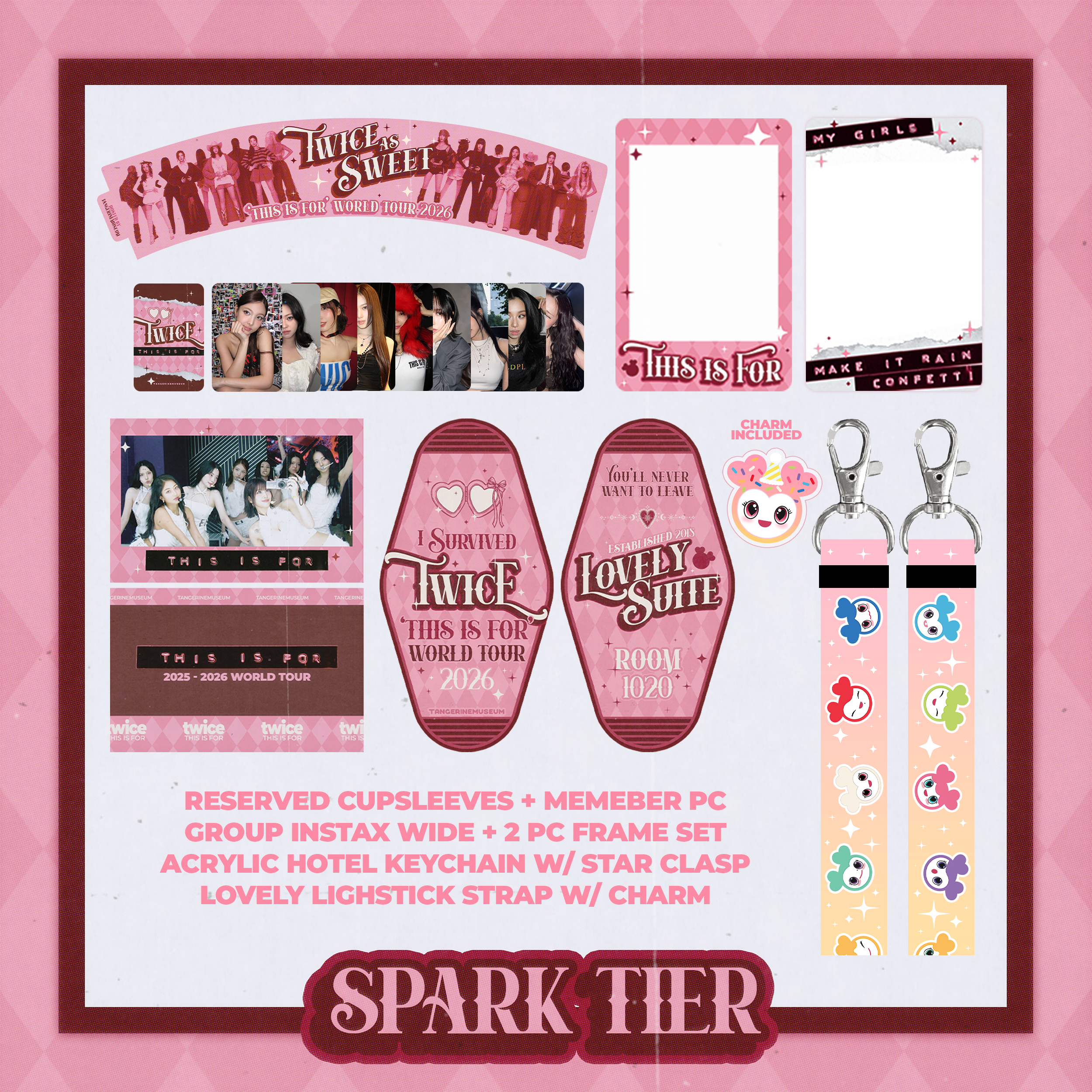 Spark Tier - Twice Concert Cupsleeve