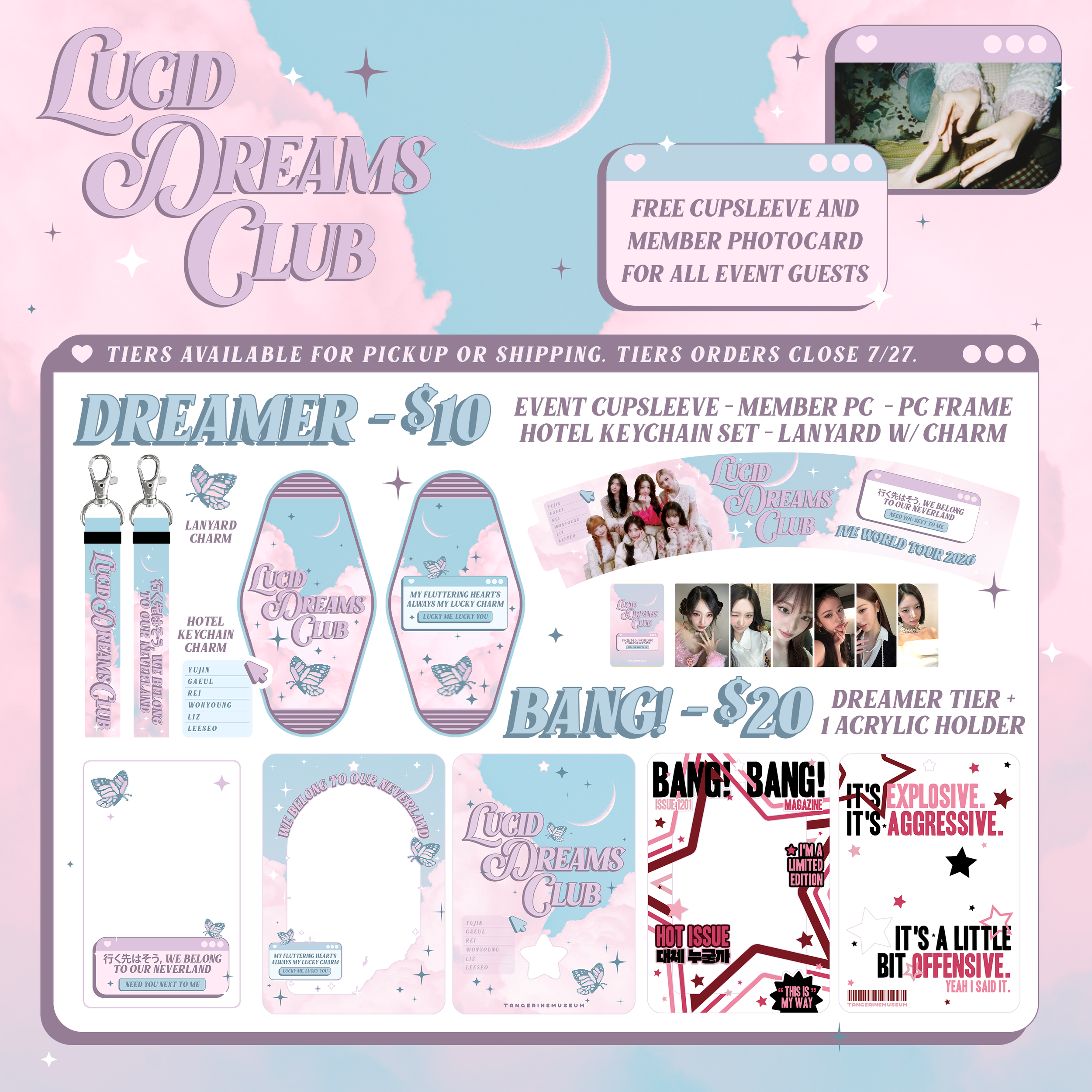 IVE Lucid Dreams Club Tiers