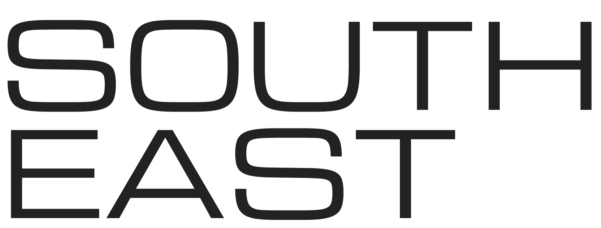 Black text logo that reads 'SOUTH EAST' in large, bold letters.