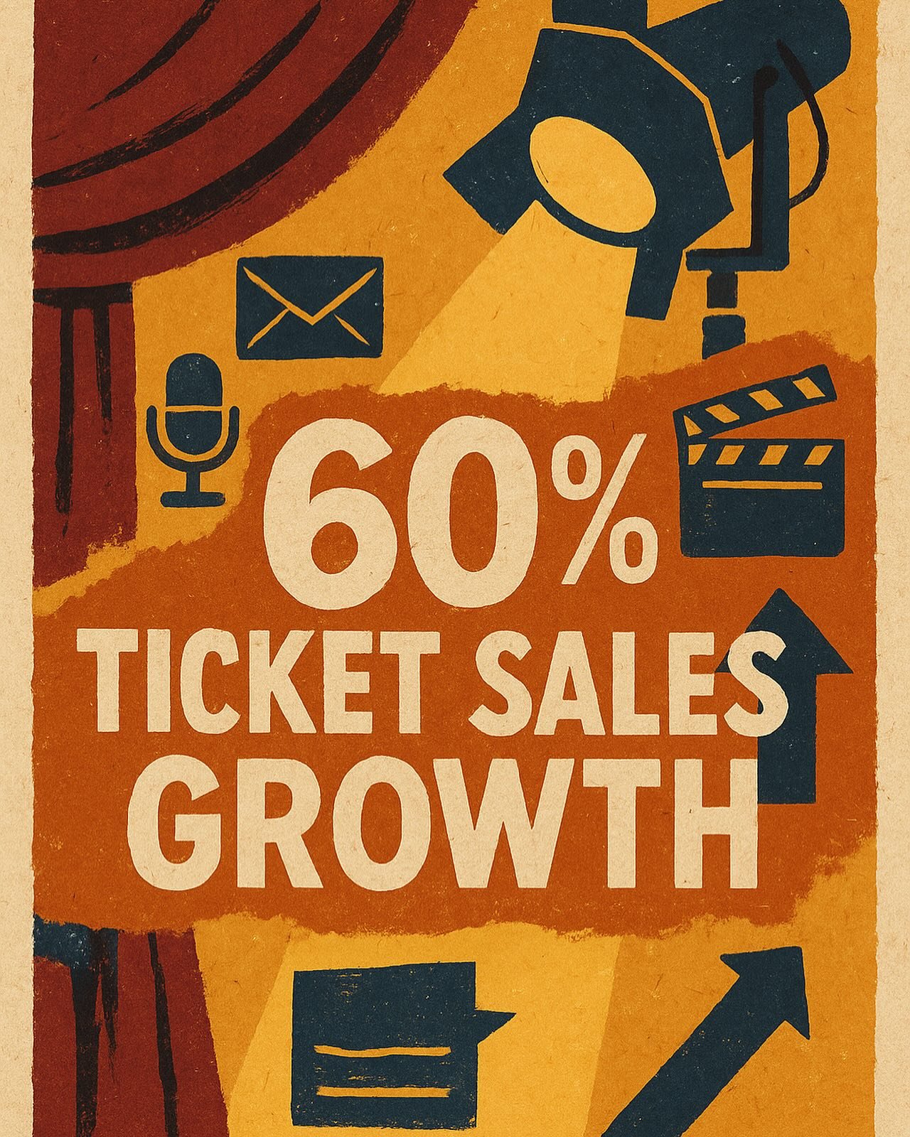 A weekly email rhythm, BTS storytelling, a hosted podcast, back-to-basic lawn-signs and conversion-tracked ads pushed ticket sales up 60 %&mdash;with two months still to go.

Great marketing is just good stagecraft. Ready to do the same? Let&rsquo;s 