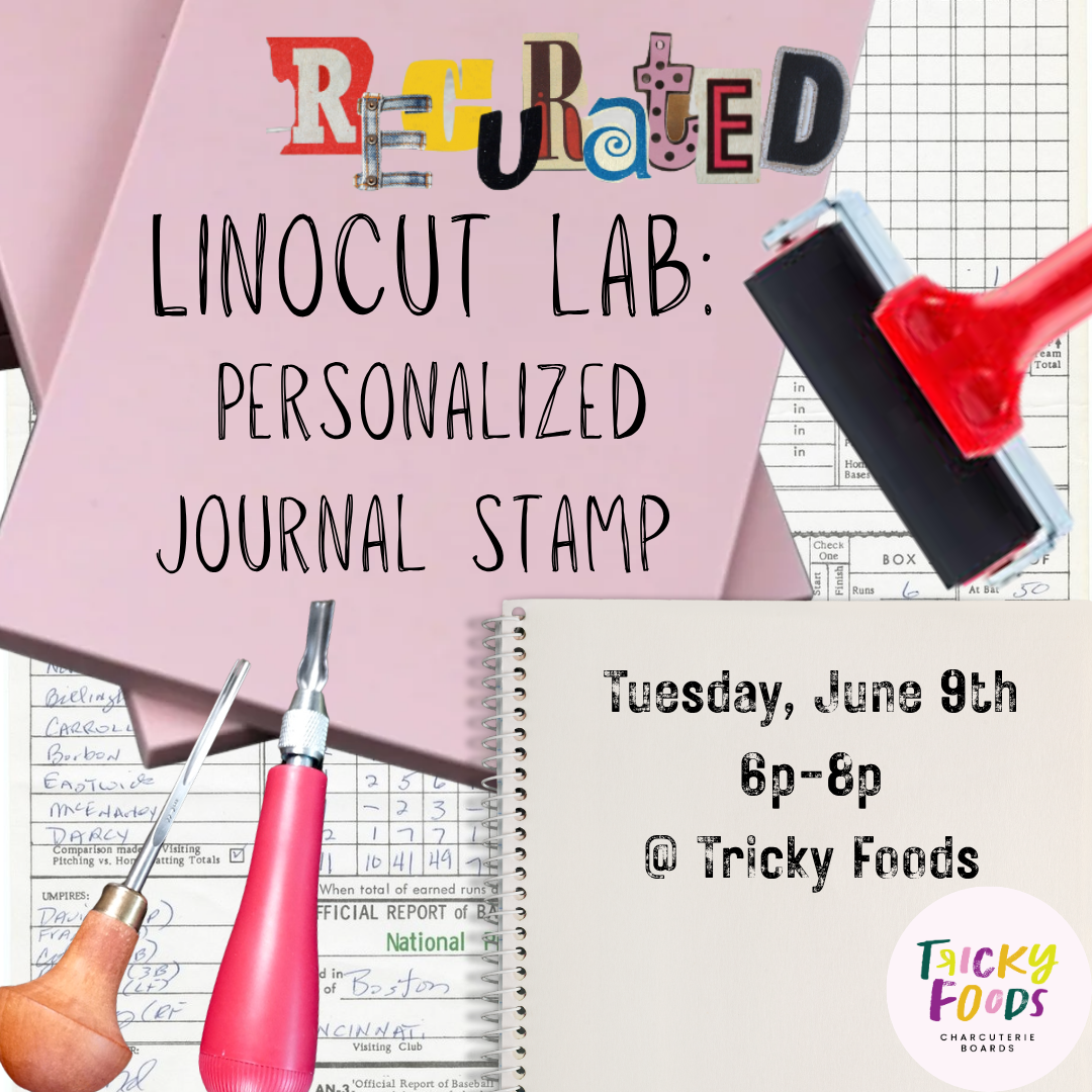 June Linocutting Lab: Personalized Stamps