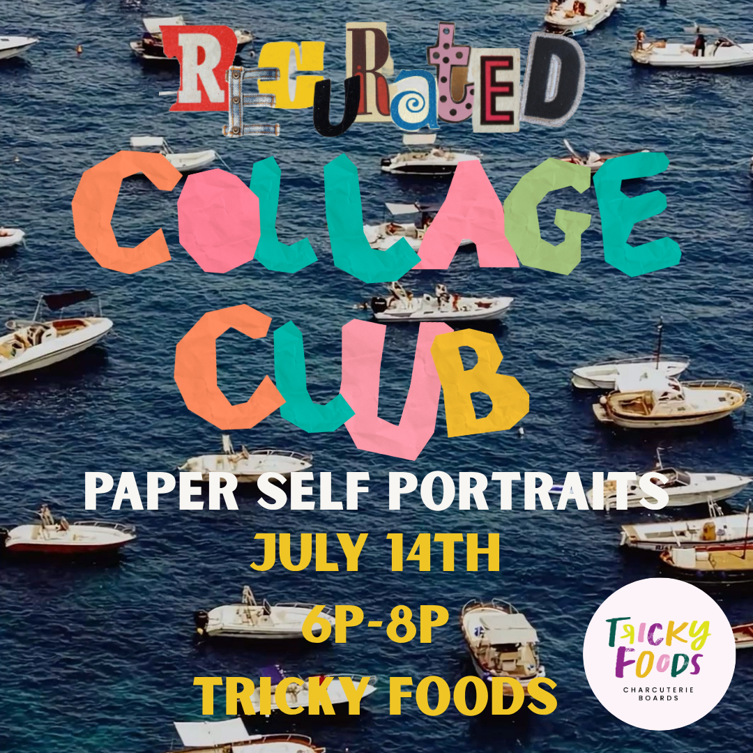 July Collage Club: Self Portraits