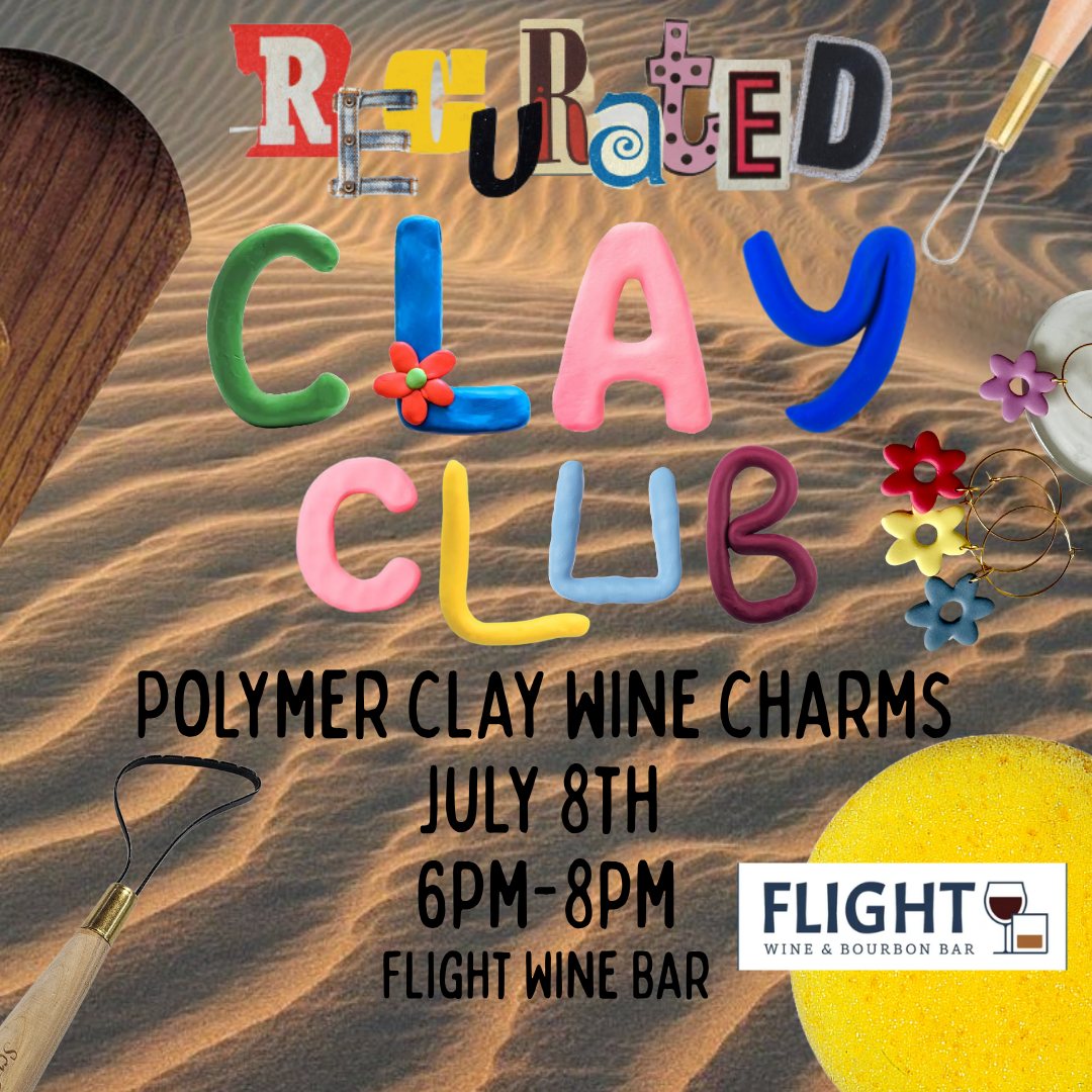 July Clay Club: Polymer Wine Charms