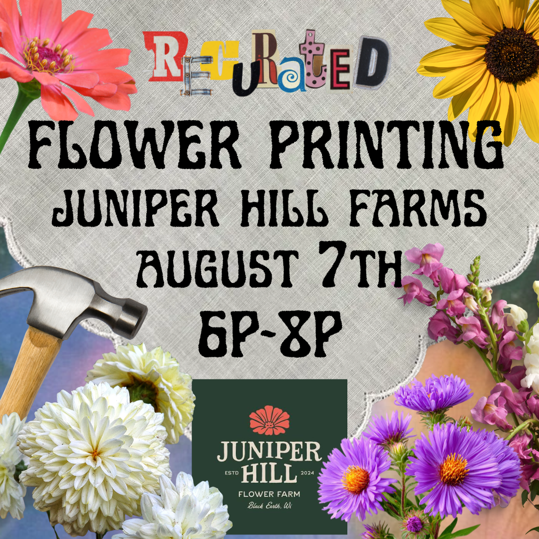 August Print Club: Flowers and Fabric