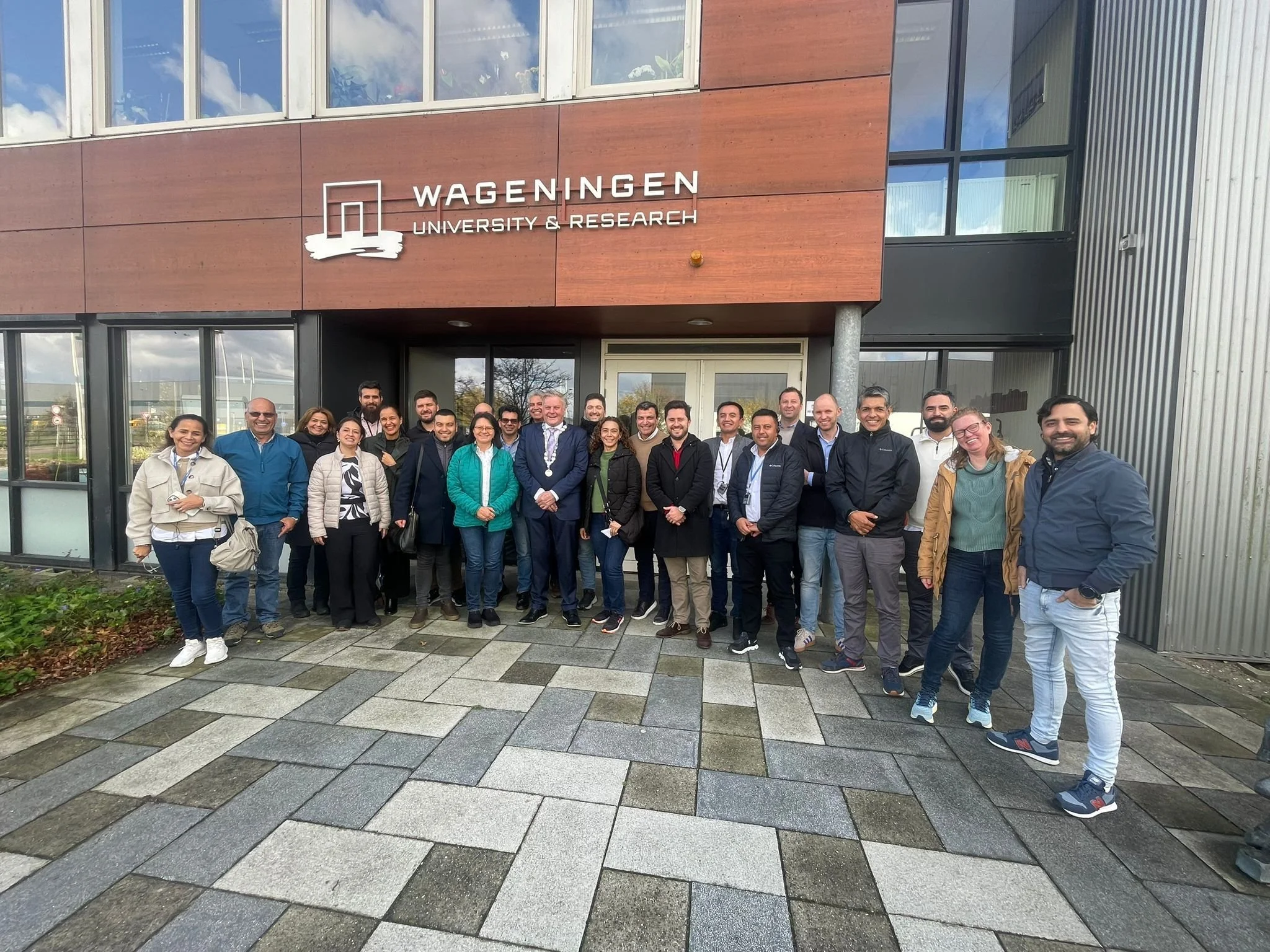 Colombiaans bezoek bij het HIC