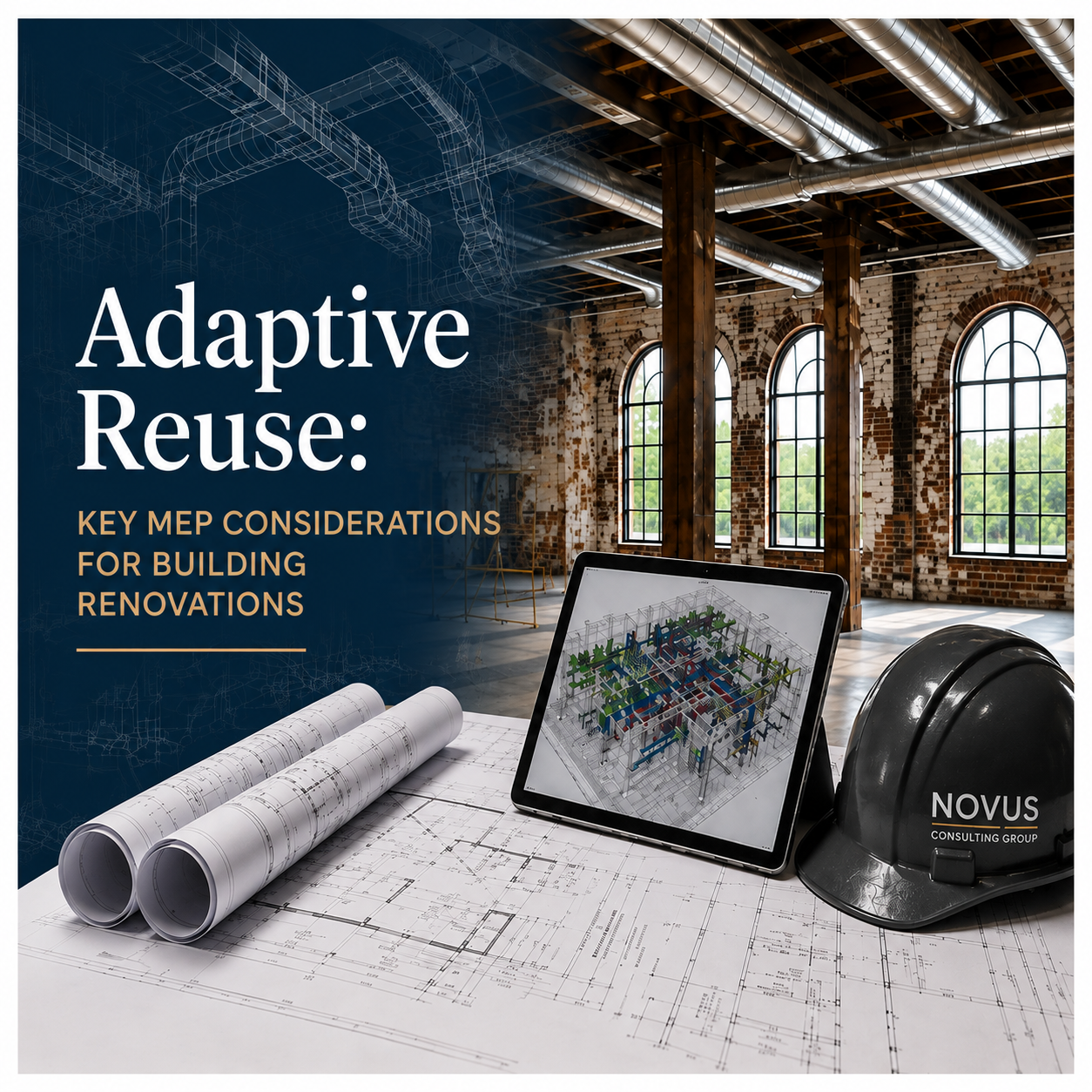 Adaptive Reuse: Key MEP Considerations for Building Renovations&nbsp;
