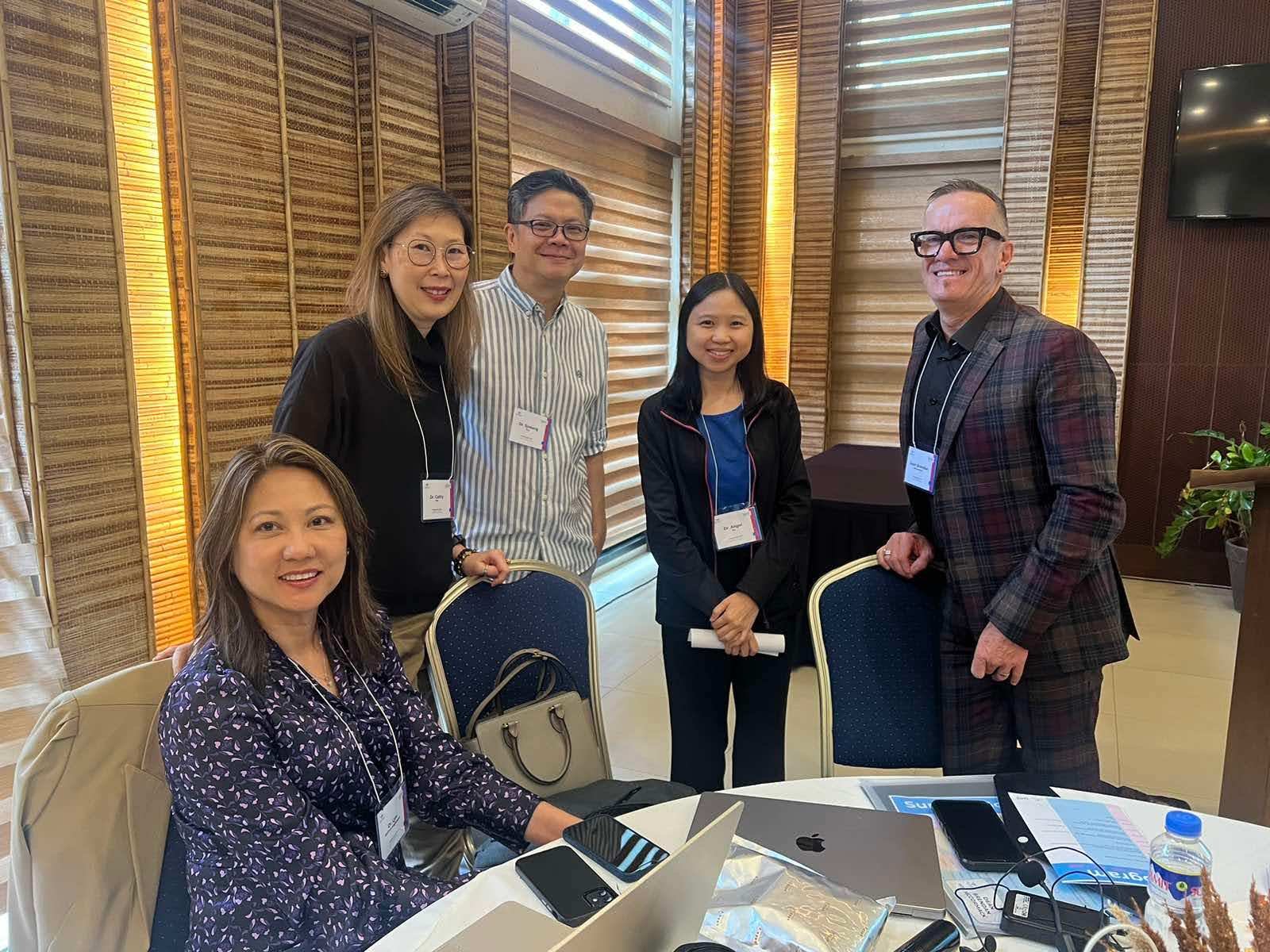 Speaker and Content Organizer Team L-R: Drs. L. Quintos, C. Teh, S. Kho, A. Dy and Dean McCormack 