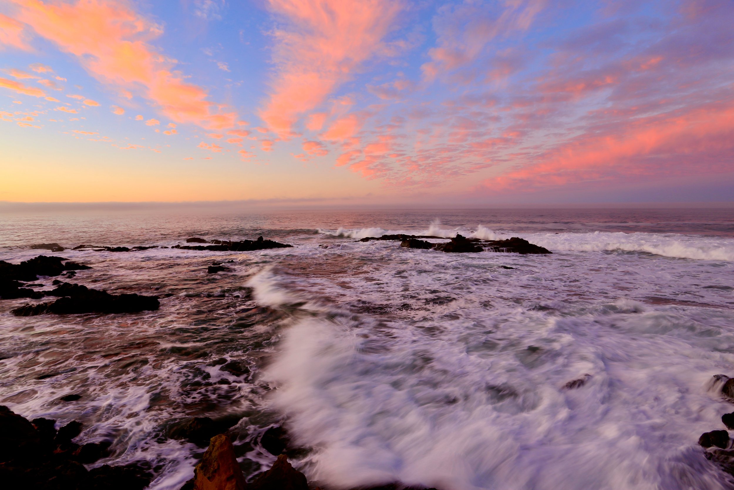 Pink Sea Greeting Card