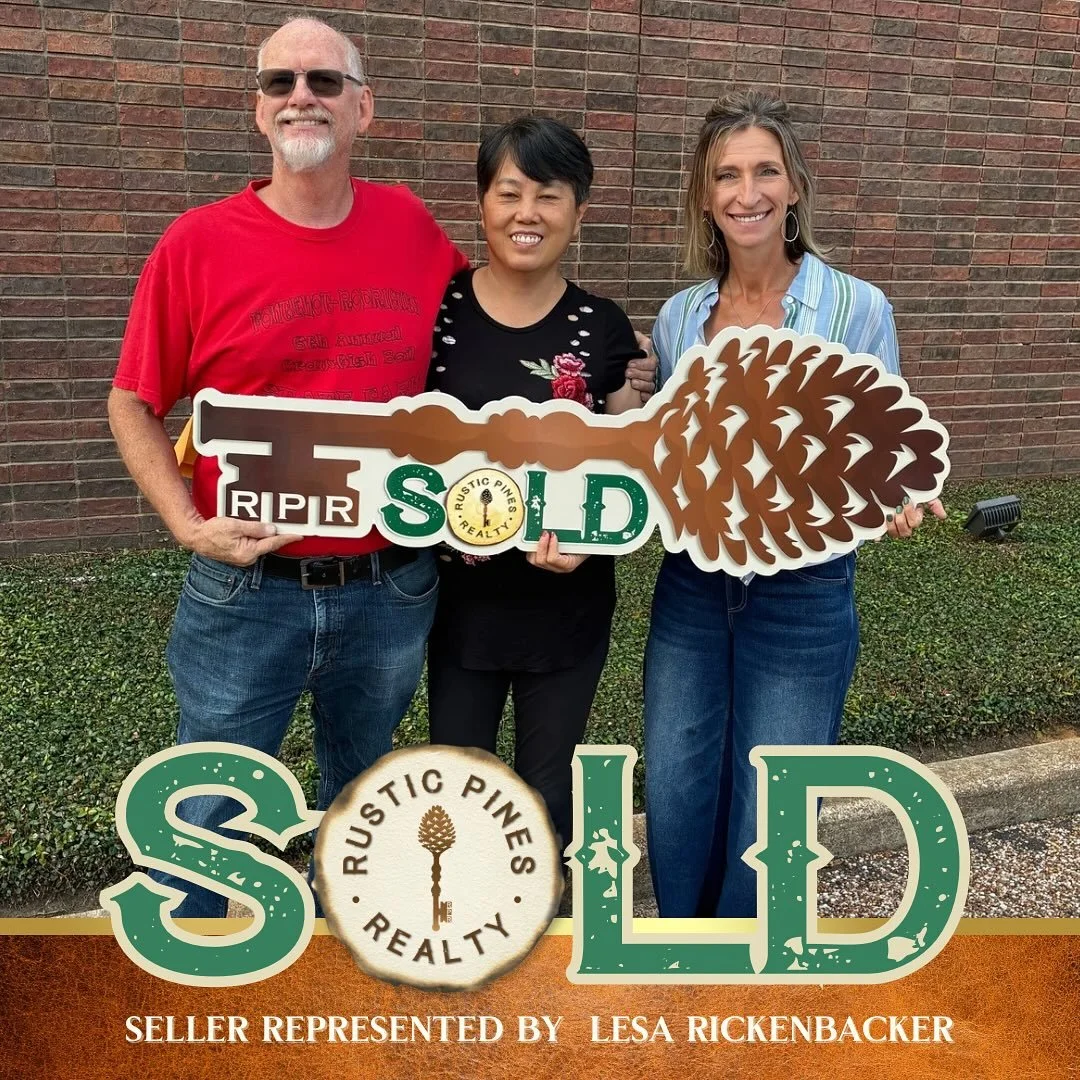 🗝️ SOLD! 🗝️

Congratulations to our sellers, represented by Lesa Rickenbacker of Rustic Pines Realty! 🎉
A special thank-you to Nacogdoches Heritage Title Co. for helping make this closing smooth and successful.

🌲 Rustic Pines Realty
&ldquo;Your 