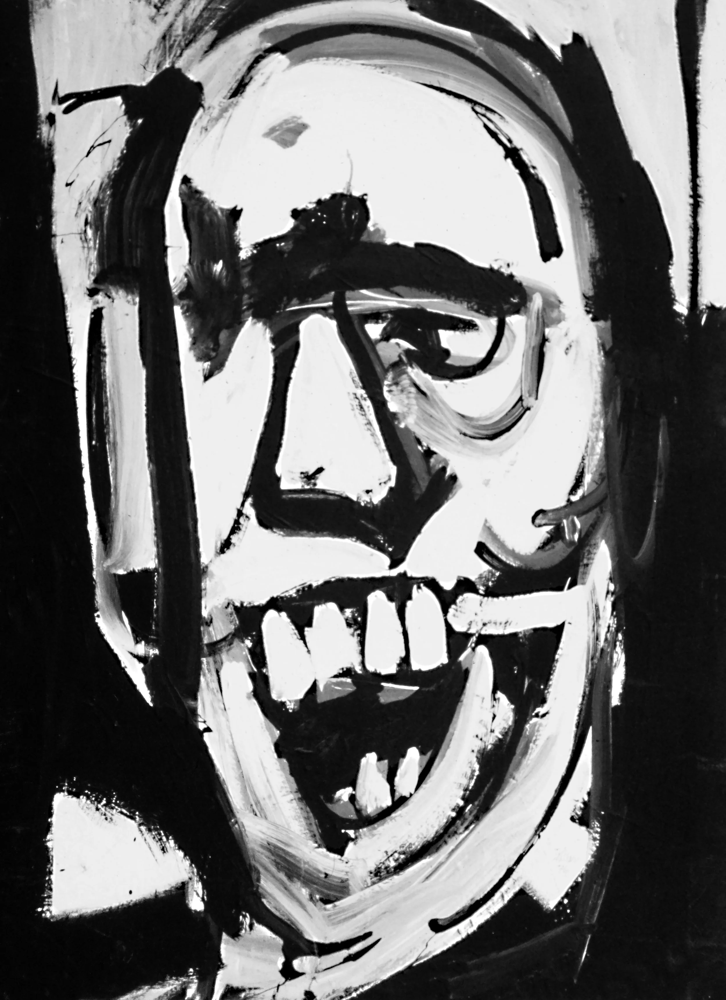Untitled, 40" x 29", Acrylic on canvas, 1994