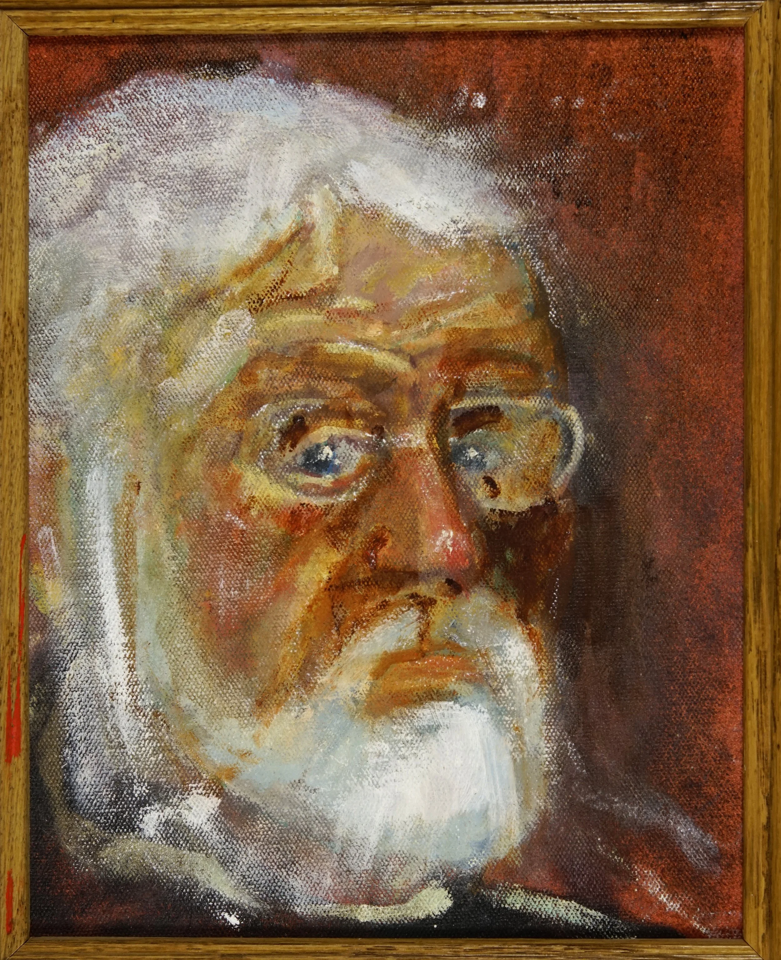 Self Portrait, 10" x 8", Oil on canvas, 2001
