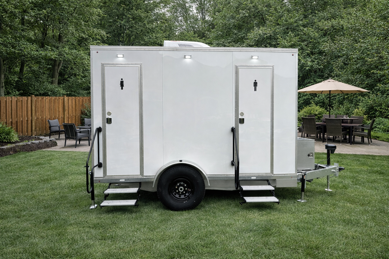 Luxury Restroom Trailer Rentals in Stanislaus &amp; Tuolumne Counties
