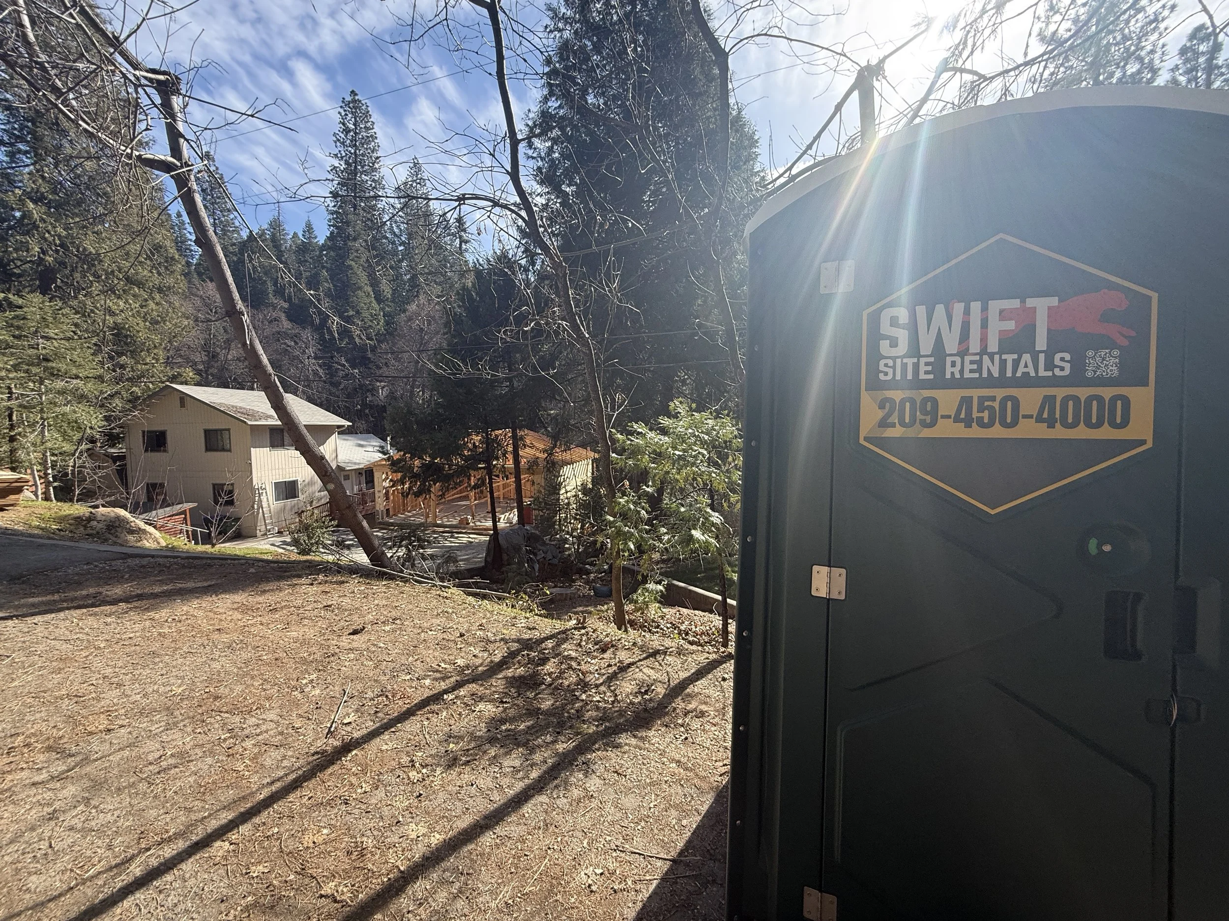 SWIFT Porta Potty rental Tuolumne County