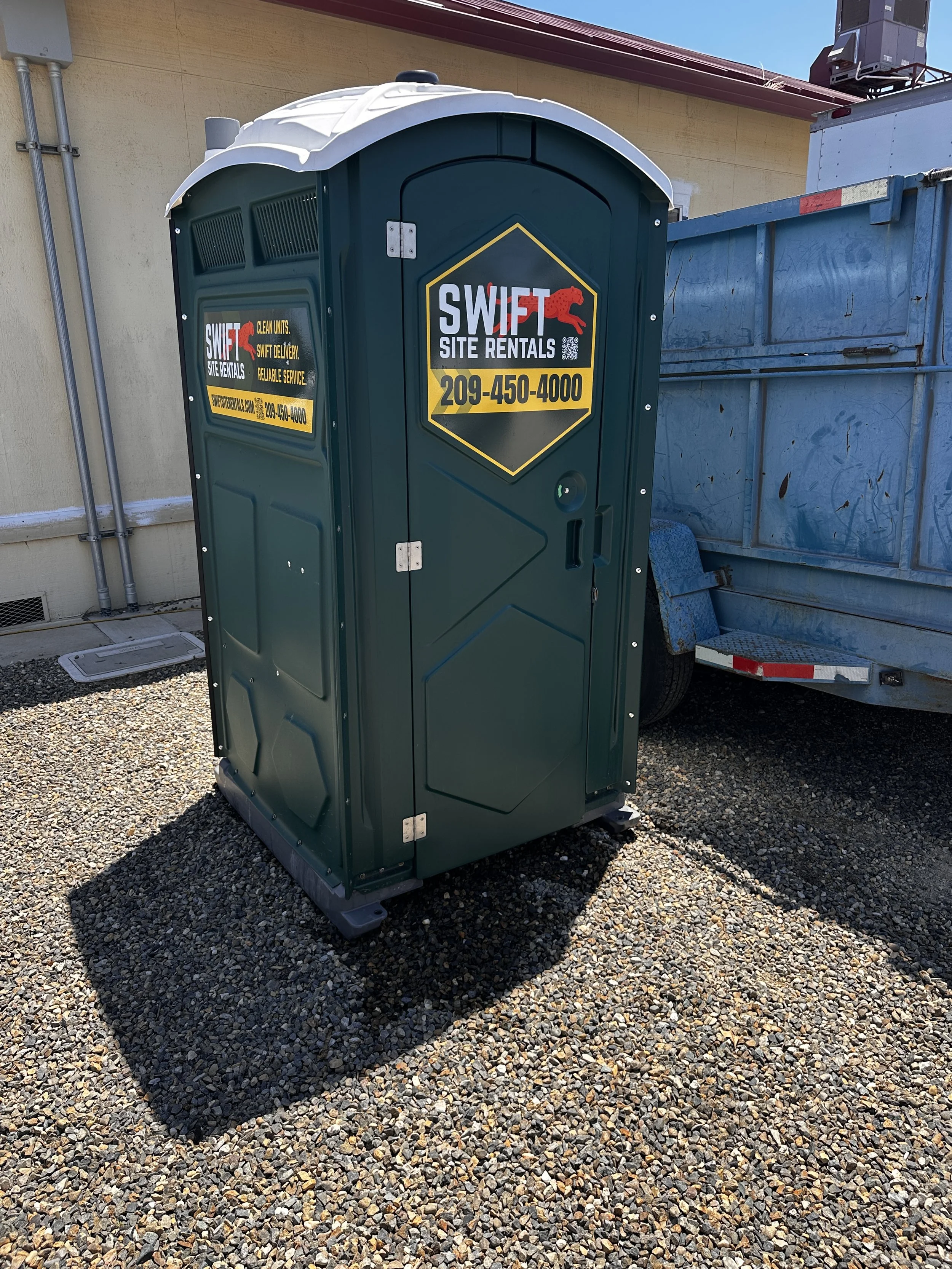 SWIFT Site Rentals porta potty rental in Tracy California