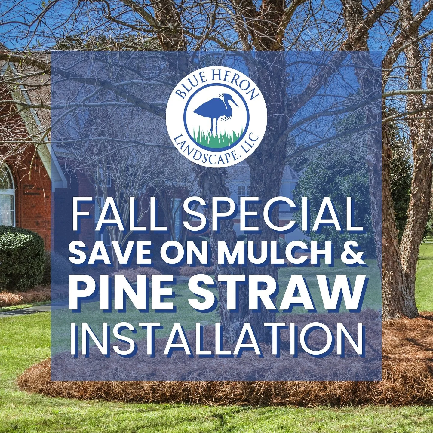 We&rsquo;re adding even more savings to our Fall Specials! Until Dec. 1st, you can save on ALL mulch &amp; pine straw installation. Protect your plants, reduce weeds and get your home holiday-ready!✨