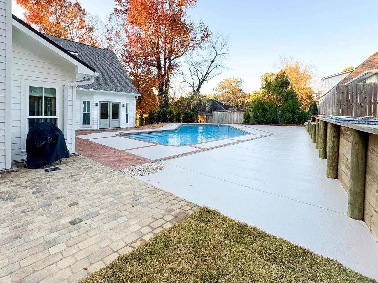 New year, new look! ✔️ Paver installation ✔️ Fresh sod ✔️ New irrigation system ✔️ Pool deck renovation including a new concrete sealer

If upgrading your outdoor space is on your list for 2026, we&rsquo;re ready to make it happen!🎉