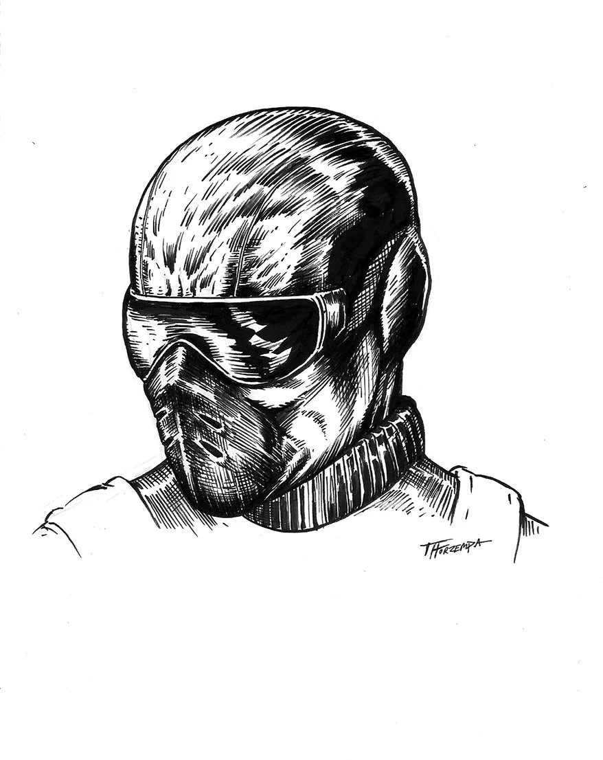 Snake Eyes Portrait Illustration