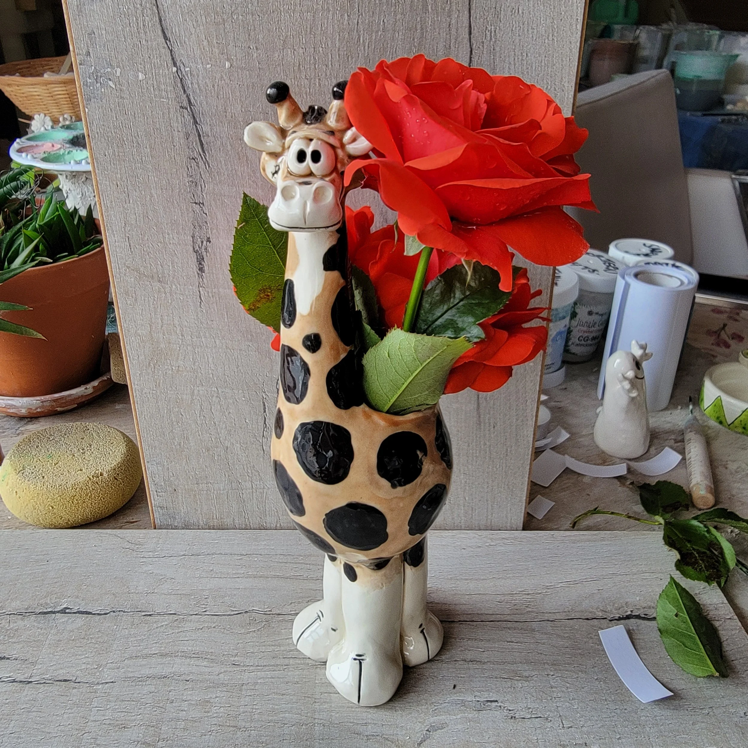 Giraffe pot Derek