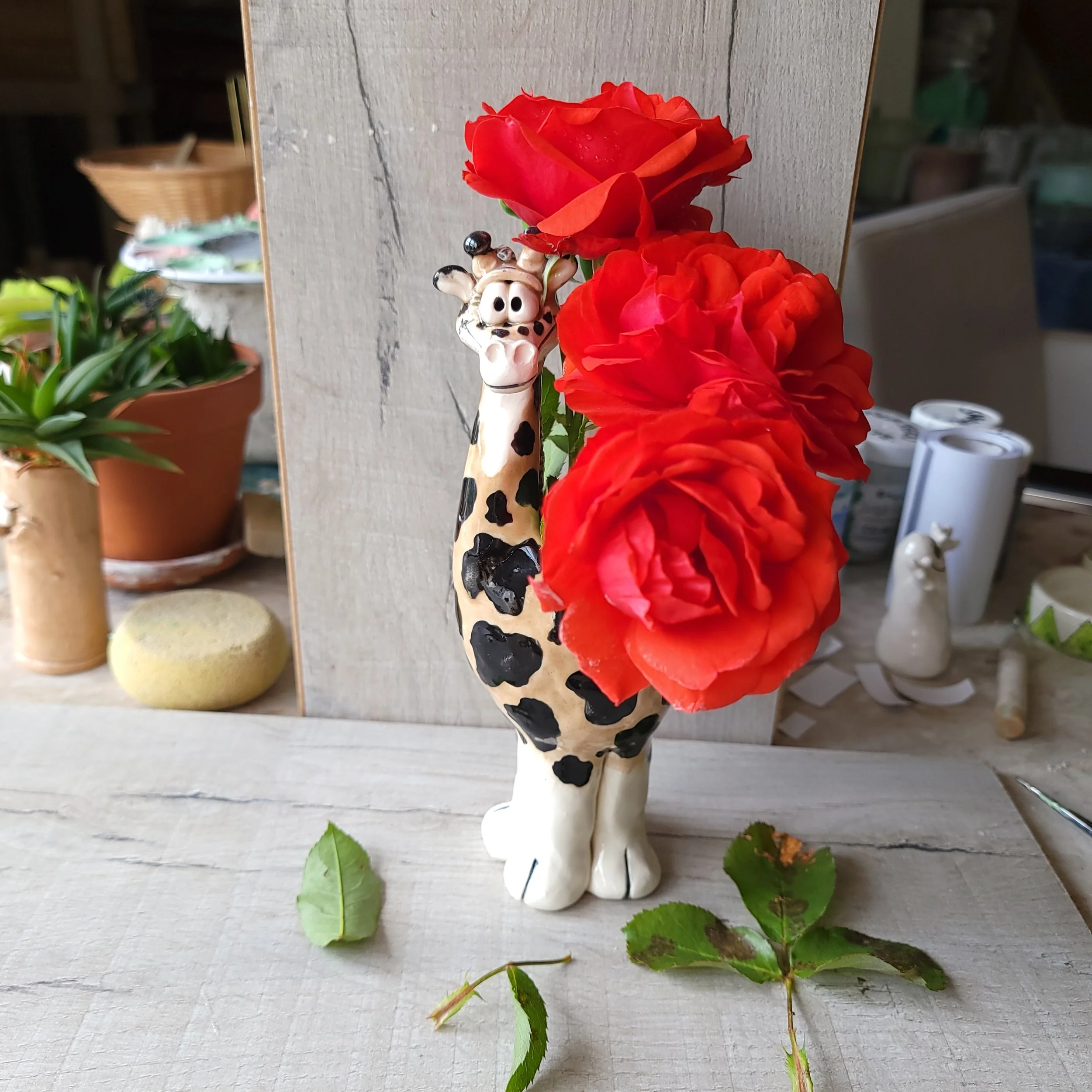 Giraffe pot Dennis
