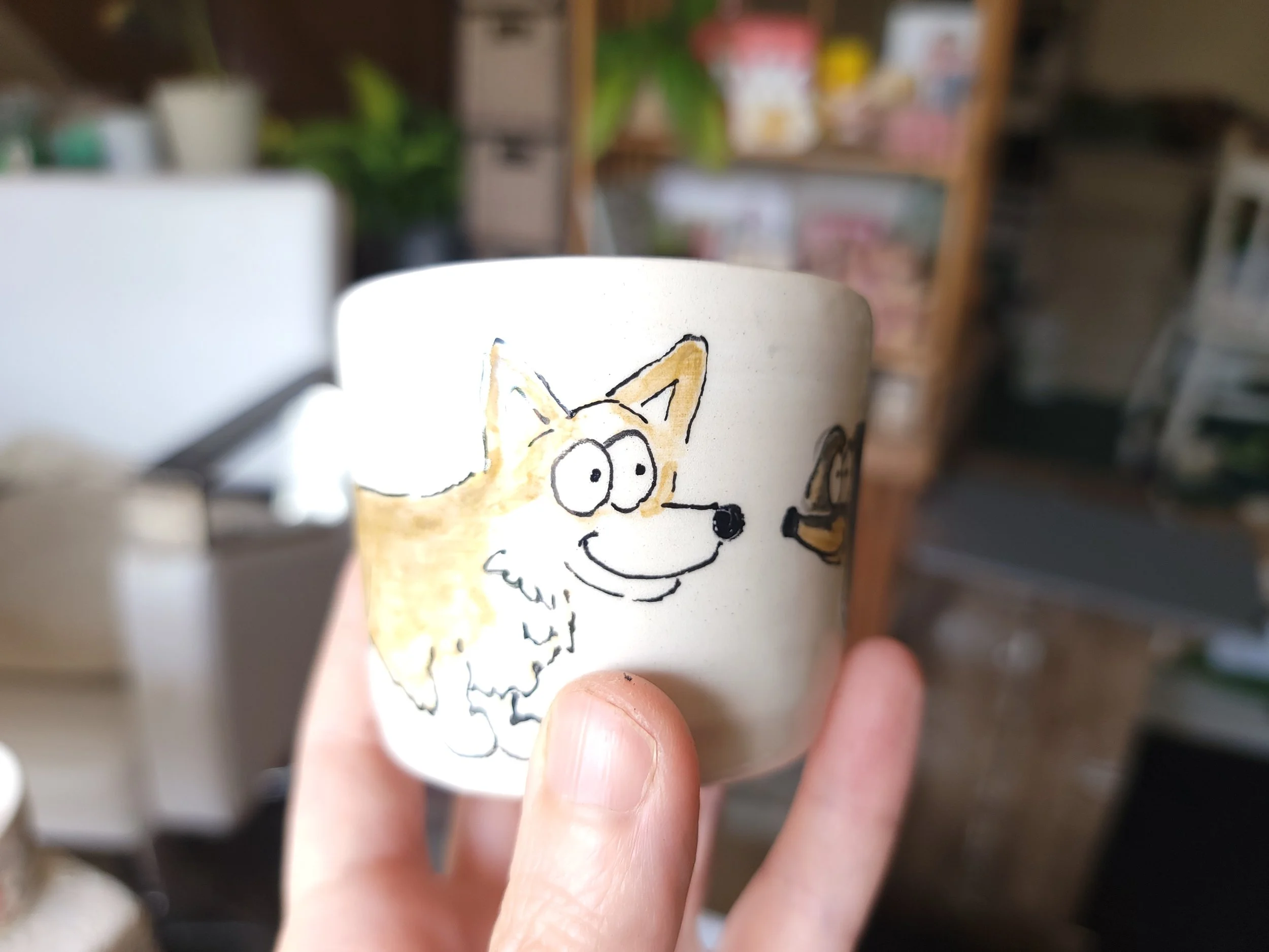Little dog planter
