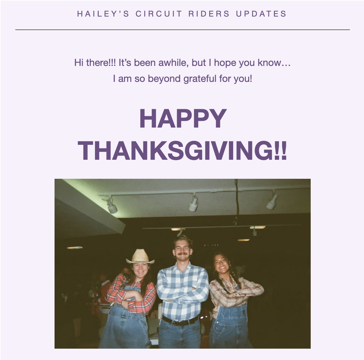 An Update VIDEO!!! And Happy Thanksgiving!!!