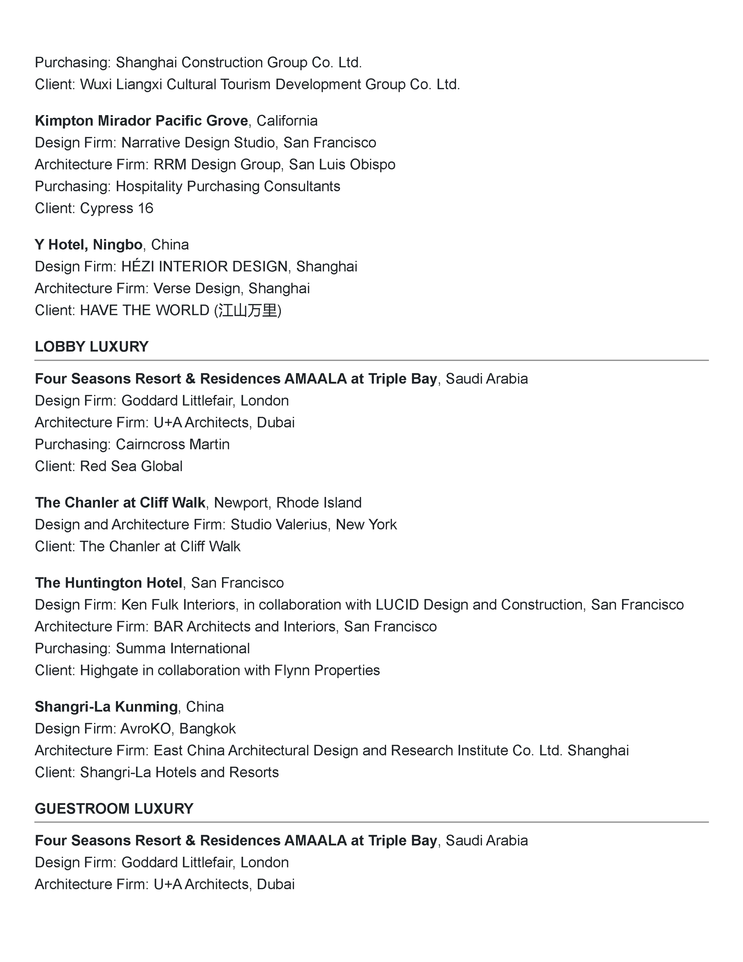 Boutique Design’s 2026 Gold Key Awards finalist list naming Uppercut in Phoenix as a Restaurant Upscale Dining finalist and crediting PETERMAX Co. for design and purchasing, page 6.