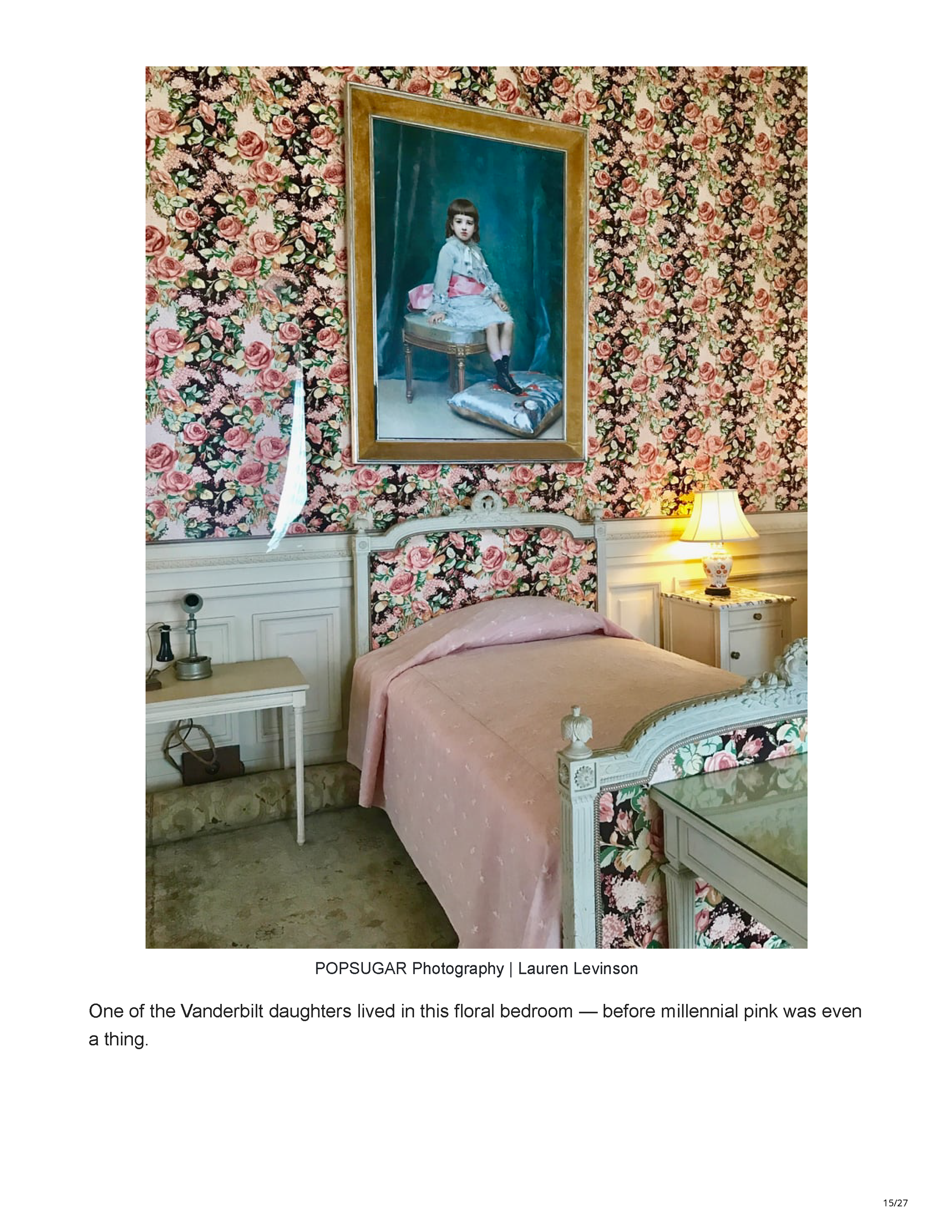 POPSUGAR’s Newport travel feature crediting Peter Max Bowden of PETERMAX Co. with the sophisticated nautical interiors of Gurney’s Newport Resort, page 15