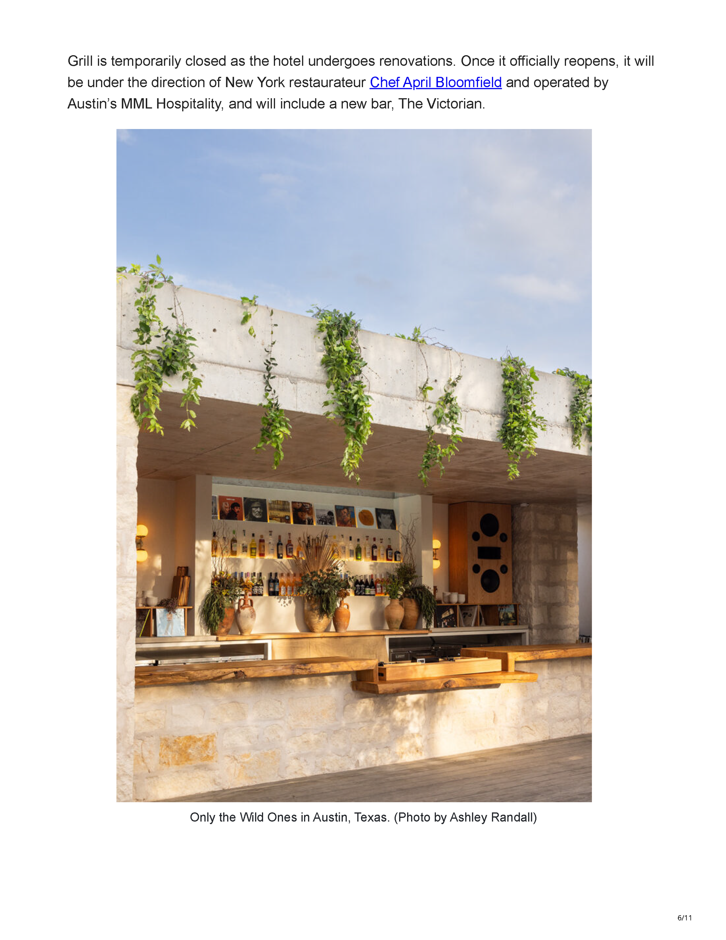 TRIBEZA’s article “Austin’s Most Anticipated Restaurant and Bar Openings,” introducing the new dining concepts expected to open across Austin in 2026, page 6