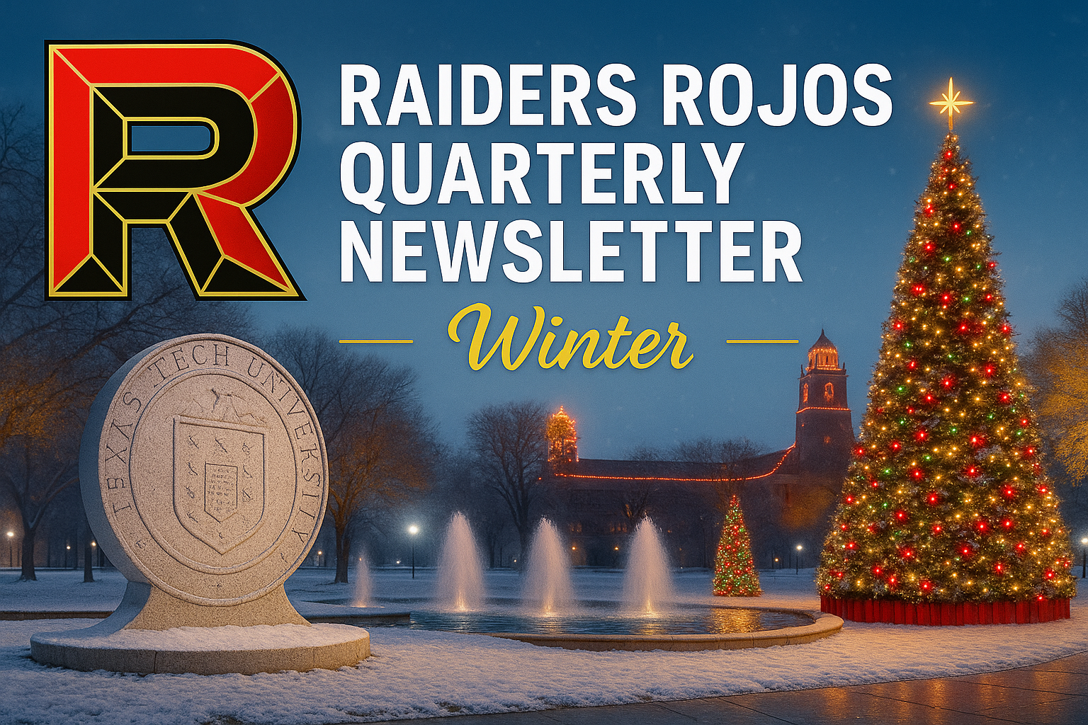 Raiders Rojos Winter 2025 Newsletter