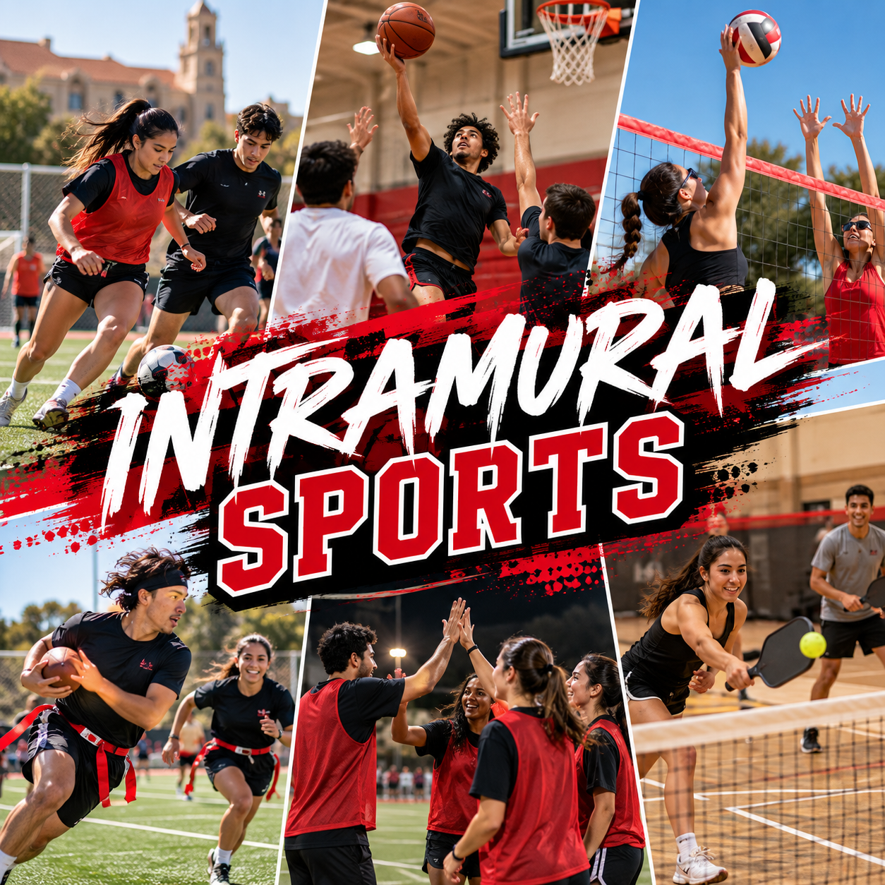 image of RRCA members playing intramural sports