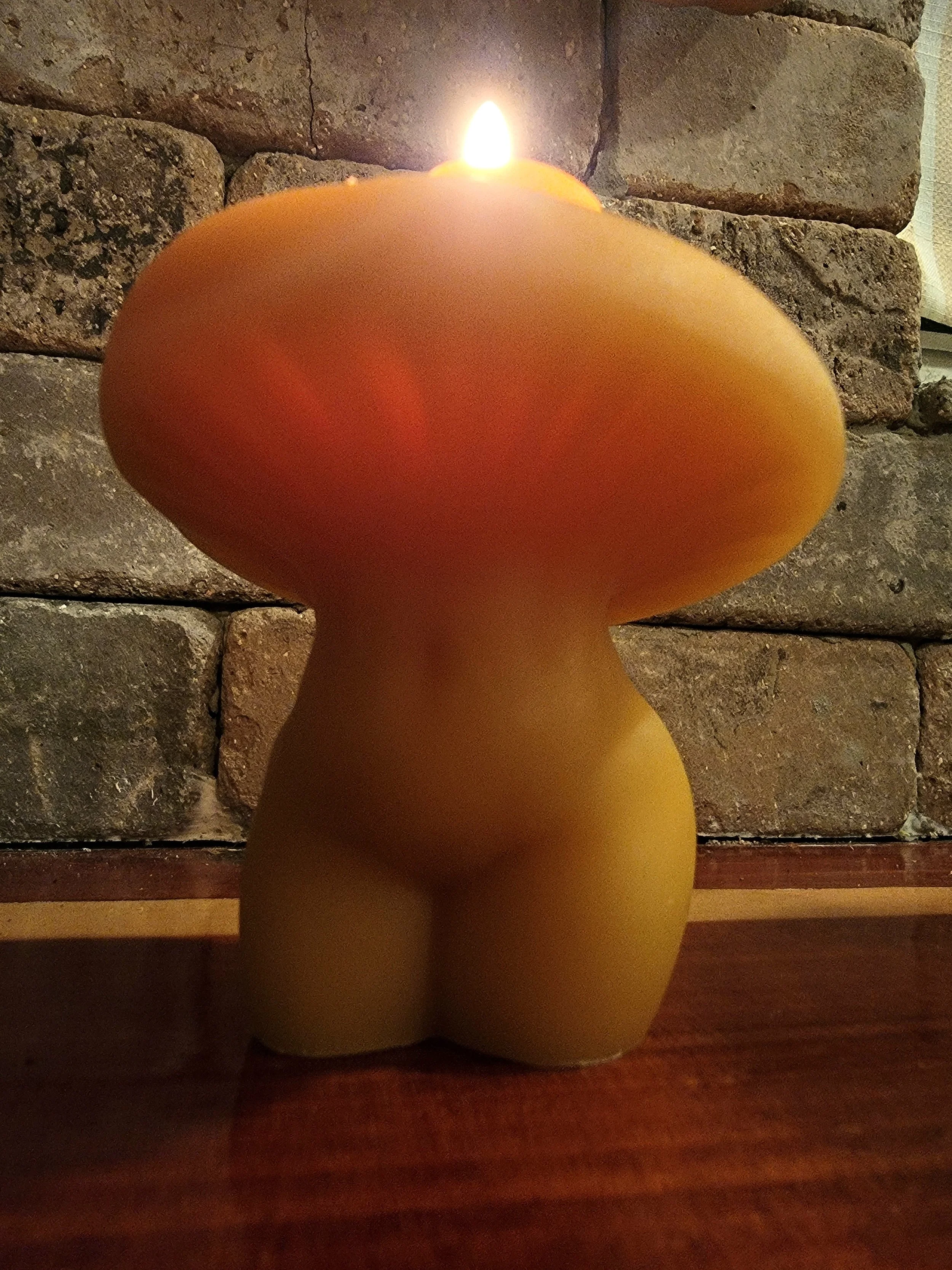 100% Natural Beeswax- Fungal Femme Candle