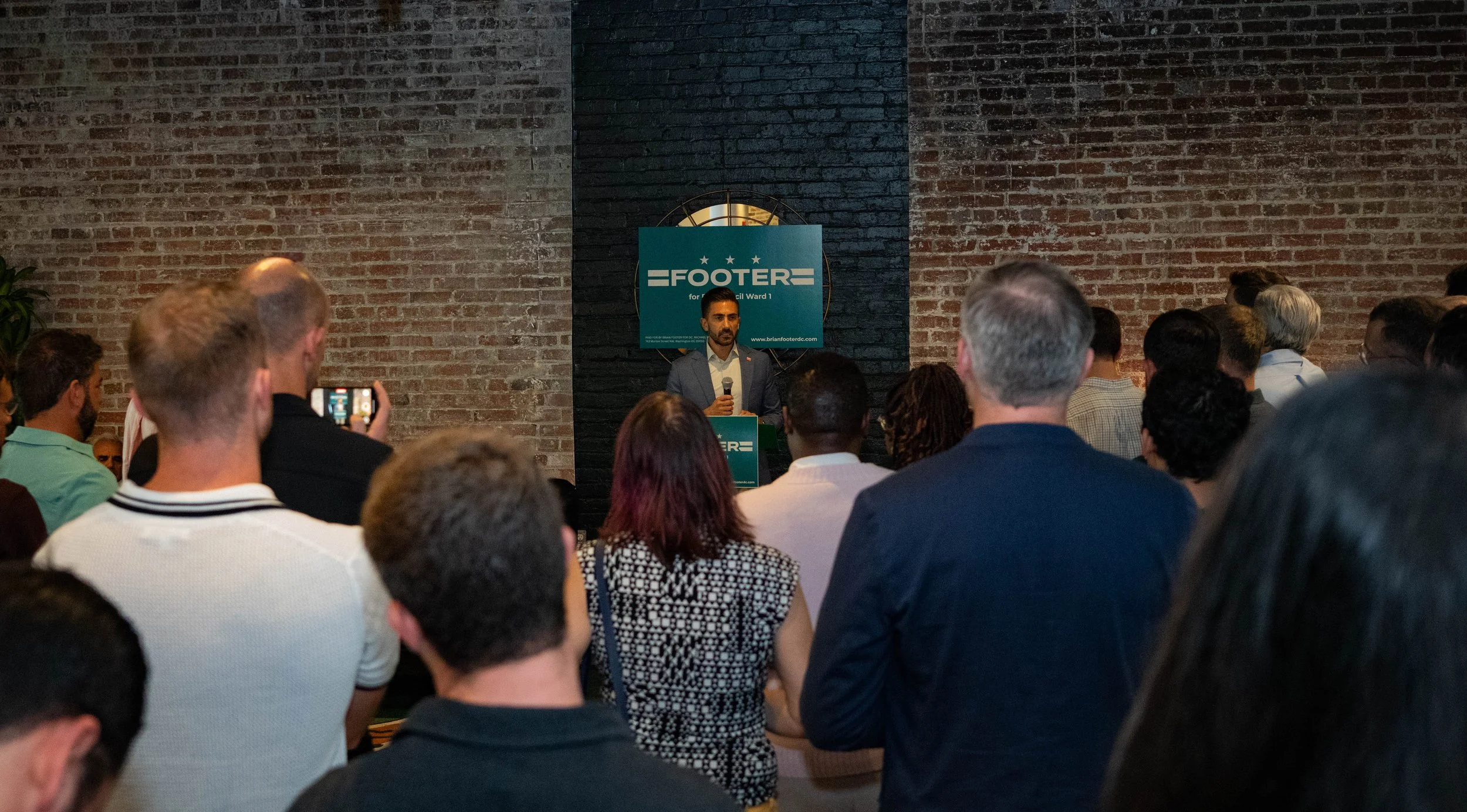 Brian Footer Rallies Ward 1 Neighbors at Campaign Kickoff, Outlines Vision for Affordable Housing, Thriving Small Businesses, and Safer Streets
