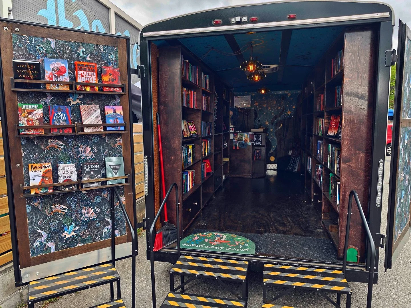 We&rsquo;re set up with @misfitmakermarket til 6 today at @fasslerhalllr ‼️😚 It&rsquo;s our first set out in a while so we&rsquo;re a bit rusty 👽 But swing by and say hi! 

Our storefront is open til 8pm tonight too! 🐲