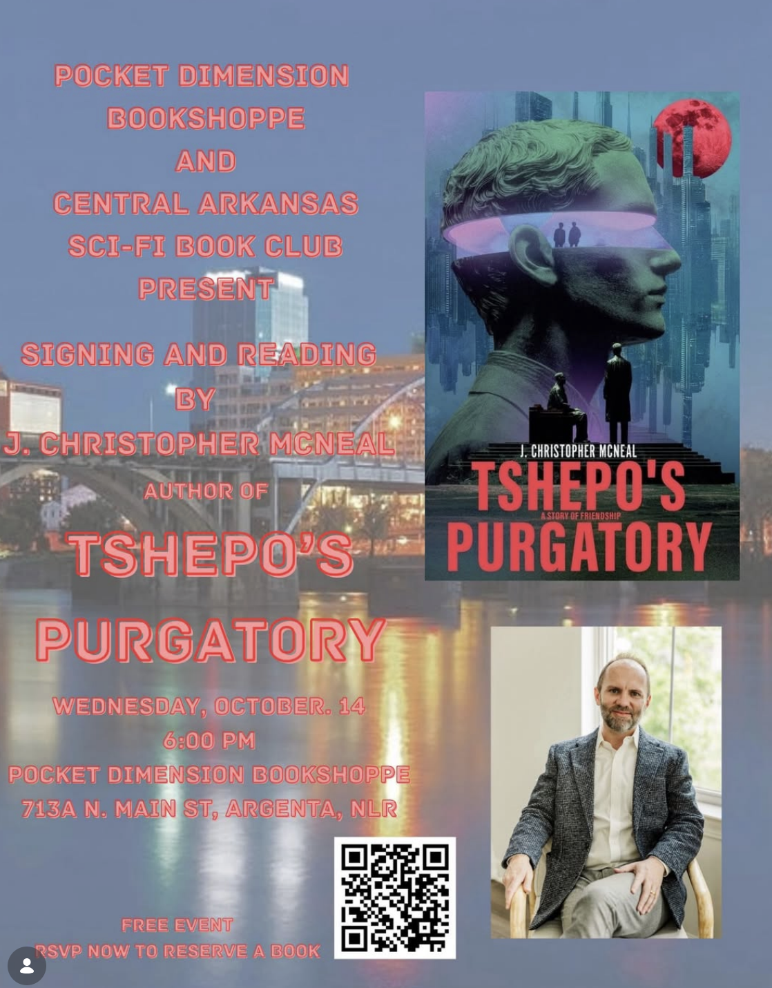 AUTHOR EVENT: J. Christopher McNeal Book Launch - Tshepo's Purgatory