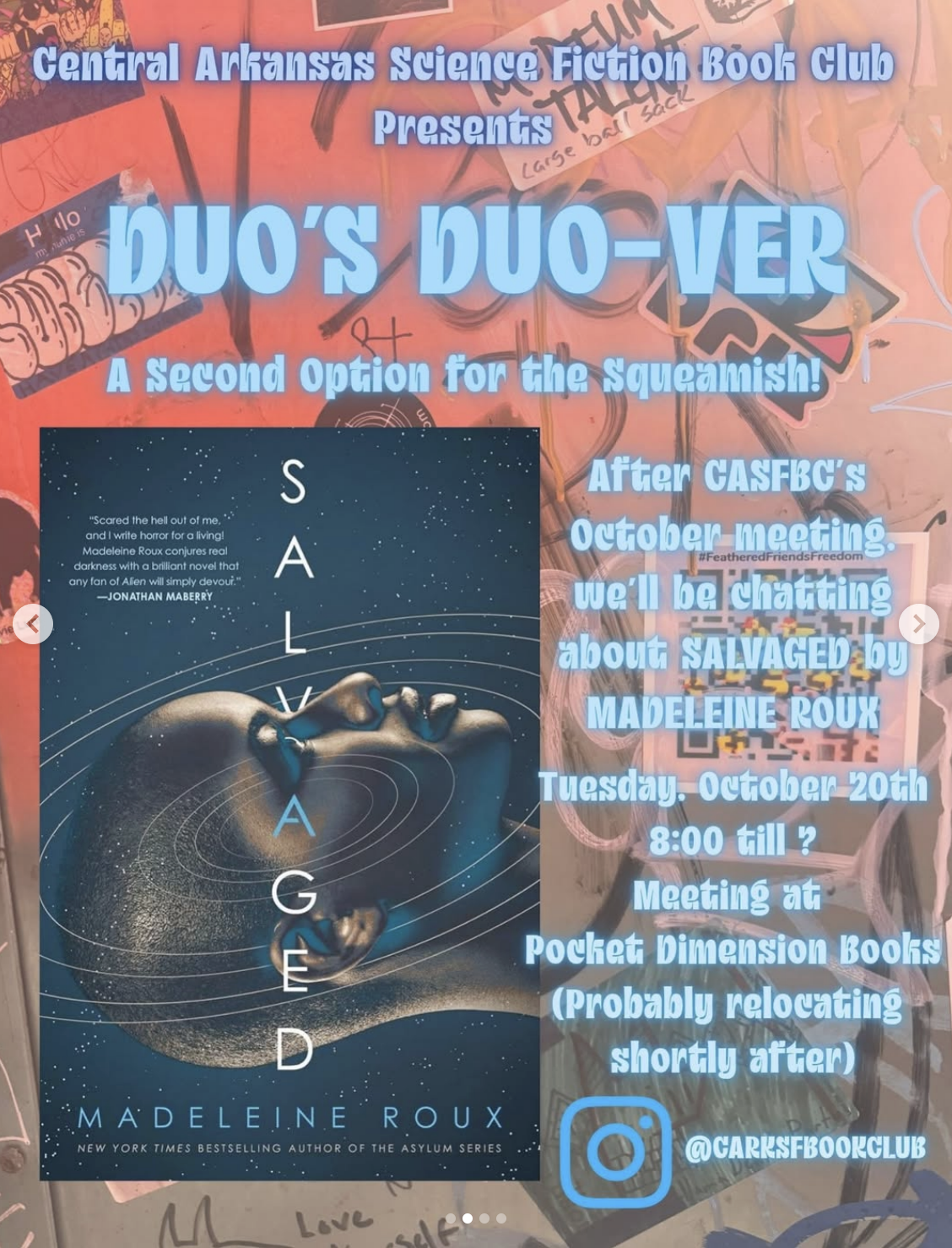 Central Arkansas Sci-fi Book Club Presents: Duo's Duo-ver