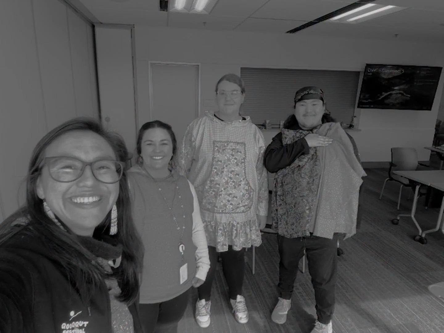 Quyana to Kenaitze Indian Tribes Youth Suicide  Prevention program for hosting an amazing qaspeq workshop &hearts;️ We had a two day workshop this month and it was so much fun ❤️ #sewyupik #yupik #fyp #indigenous #sharingalaska