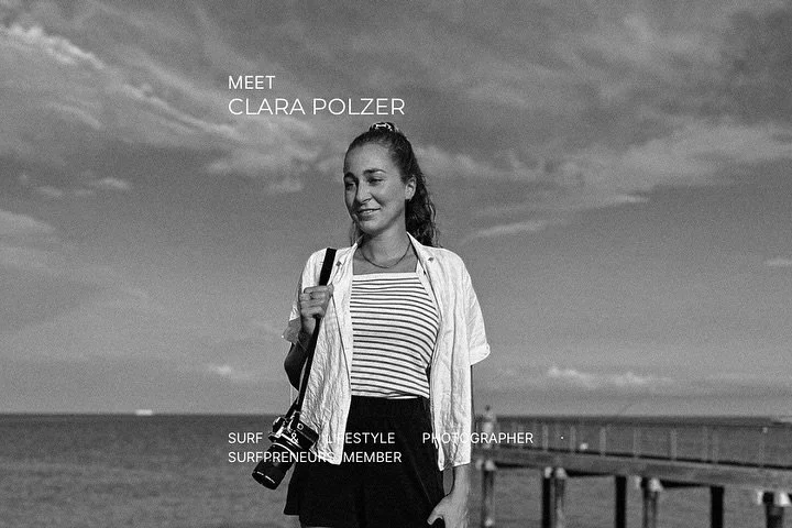 Meet Clara Polzer

Berlin-born but forever drawn to the sea, Clara captures the poetry of surfing and coastal life through stillness, light, and emotion. Her lens lingers on the quiet moments: silhouettes, salt air, and fleeting reflections that spea