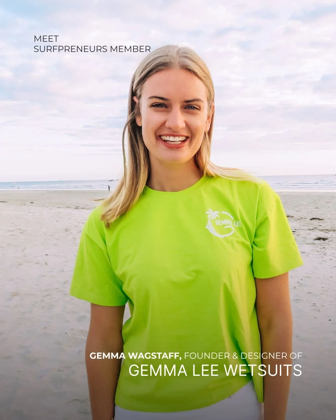 Meet @gemmaleewetsuits &mdash; a New Zealand&ndash;based wetsuit brand bringing colour, confidence, and joy back into the lineup.

Founded by Gemma, the brand grew from a simple feeling: women deserve wetsuits that fit, perform, and let them express 