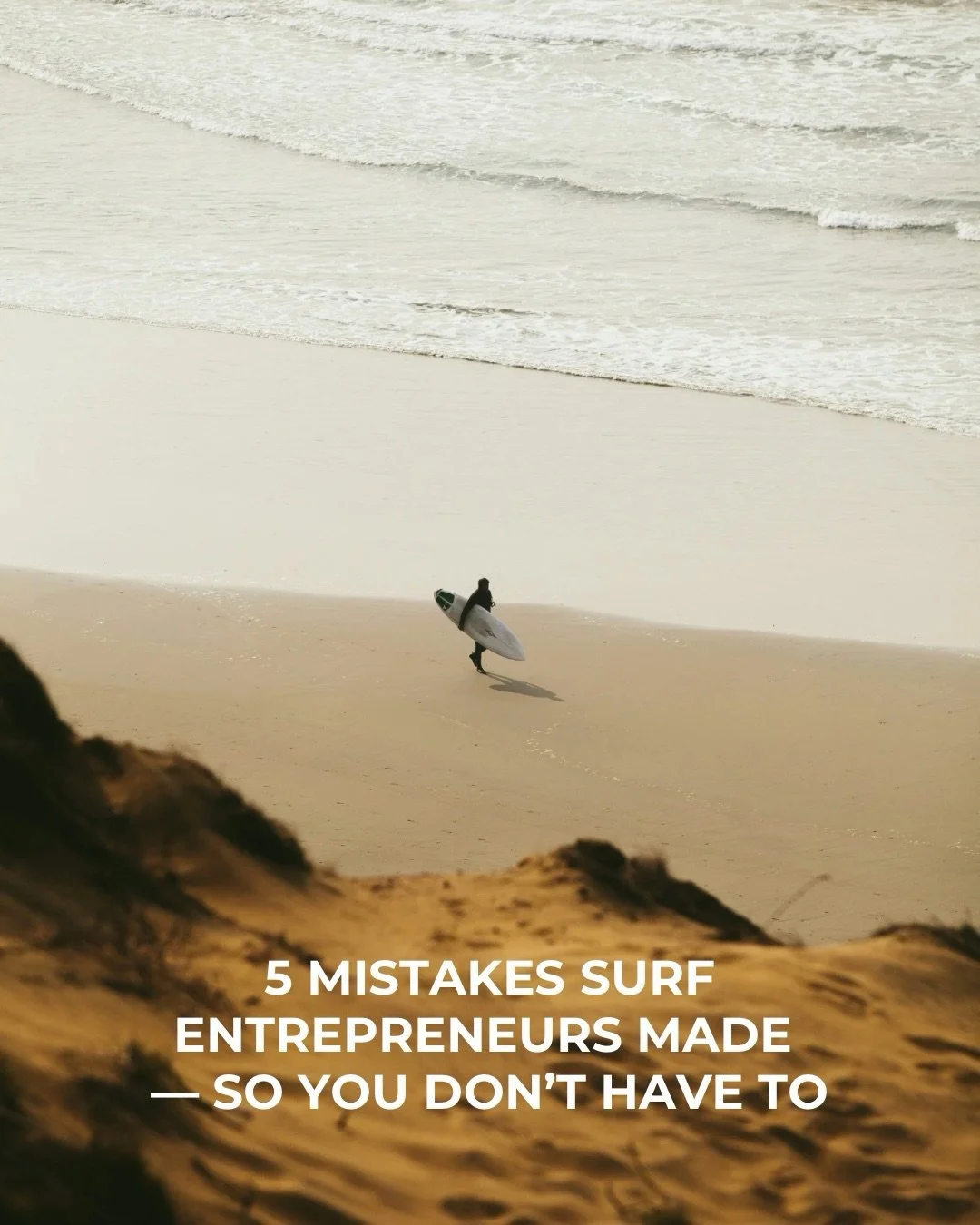 Building a surf business can feel lonely.
Most mistakes don&rsquo;t come from lack of skill &mdash; but from building alone.

Surfpreneurs connects surf entrepreneurs, founders, and ocean-driven creators to share experience, feedback, and growth.

Le