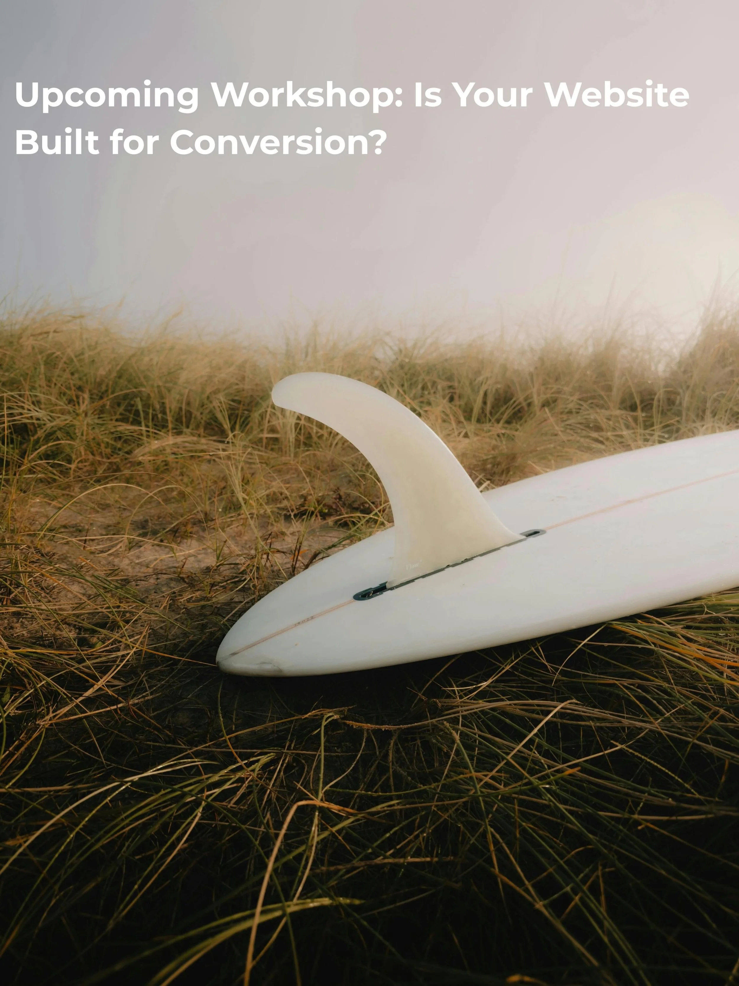 A lot of surf &amp; lifestyle businesses work hard to get attention online with Instagram, SEO, AIO, Partnerships, paid ads, original content...But once someone lands on your website: what makes them trust you, enquire, book, or buy?

Next week insid