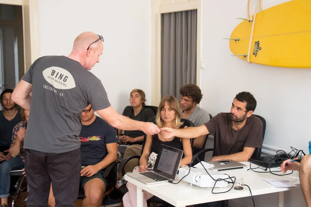 Surfpreneurs Member Meet Up and Get Together - Entrepreneurs exchanging ideas and collaborating on surf related projects.