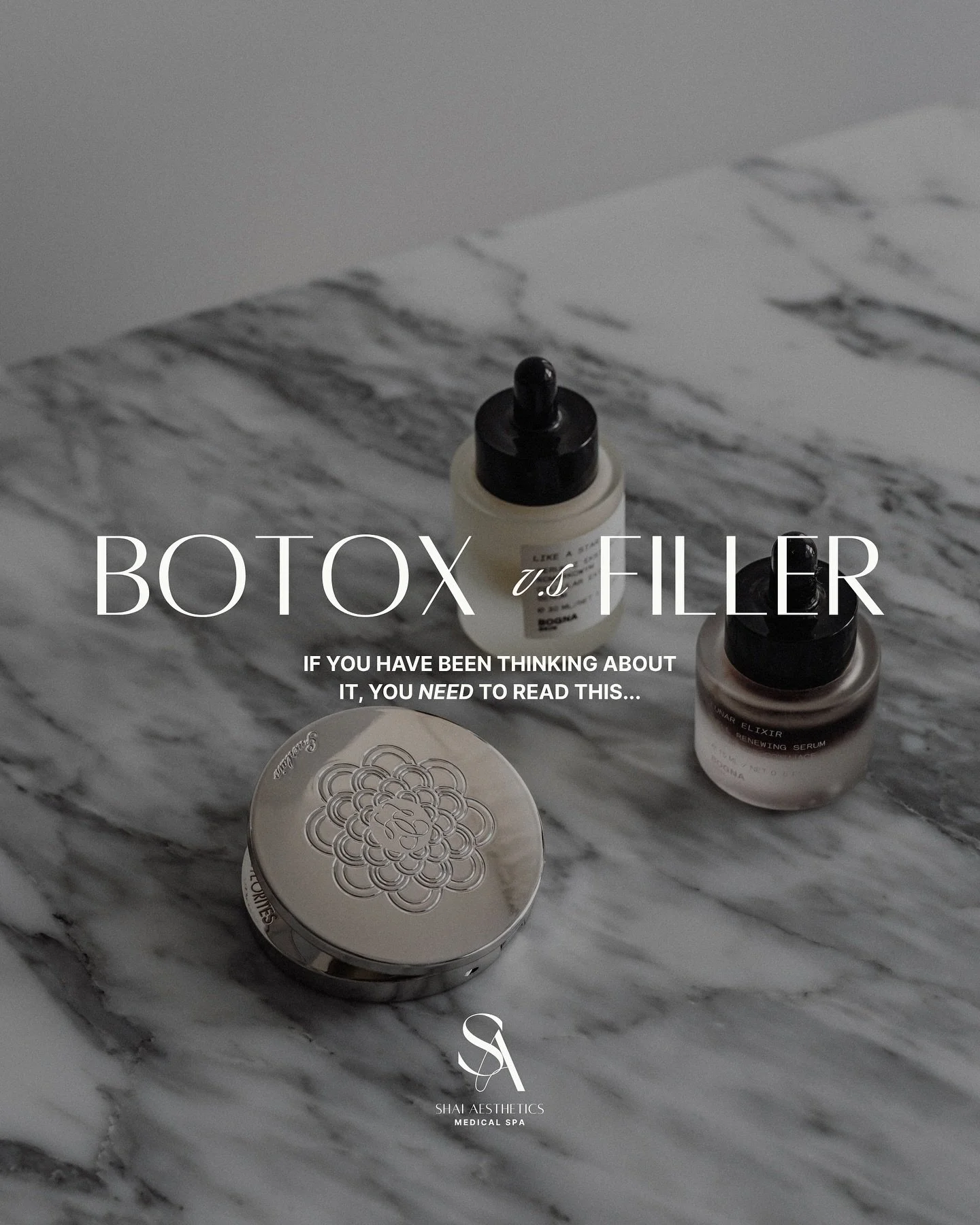 Not sure if Botox or filler is right for you? 

Think of Botox as the &ldquo;wrinkle relaxer&rdquo; and filler as the &ldquo;volume enhancer.&rdquo; Both are designed to keep you looking refreshed, confident, and authentically you. 💉✨

Book a consul