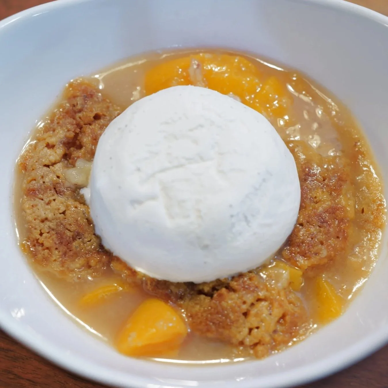 House-Made Peach Cobbler