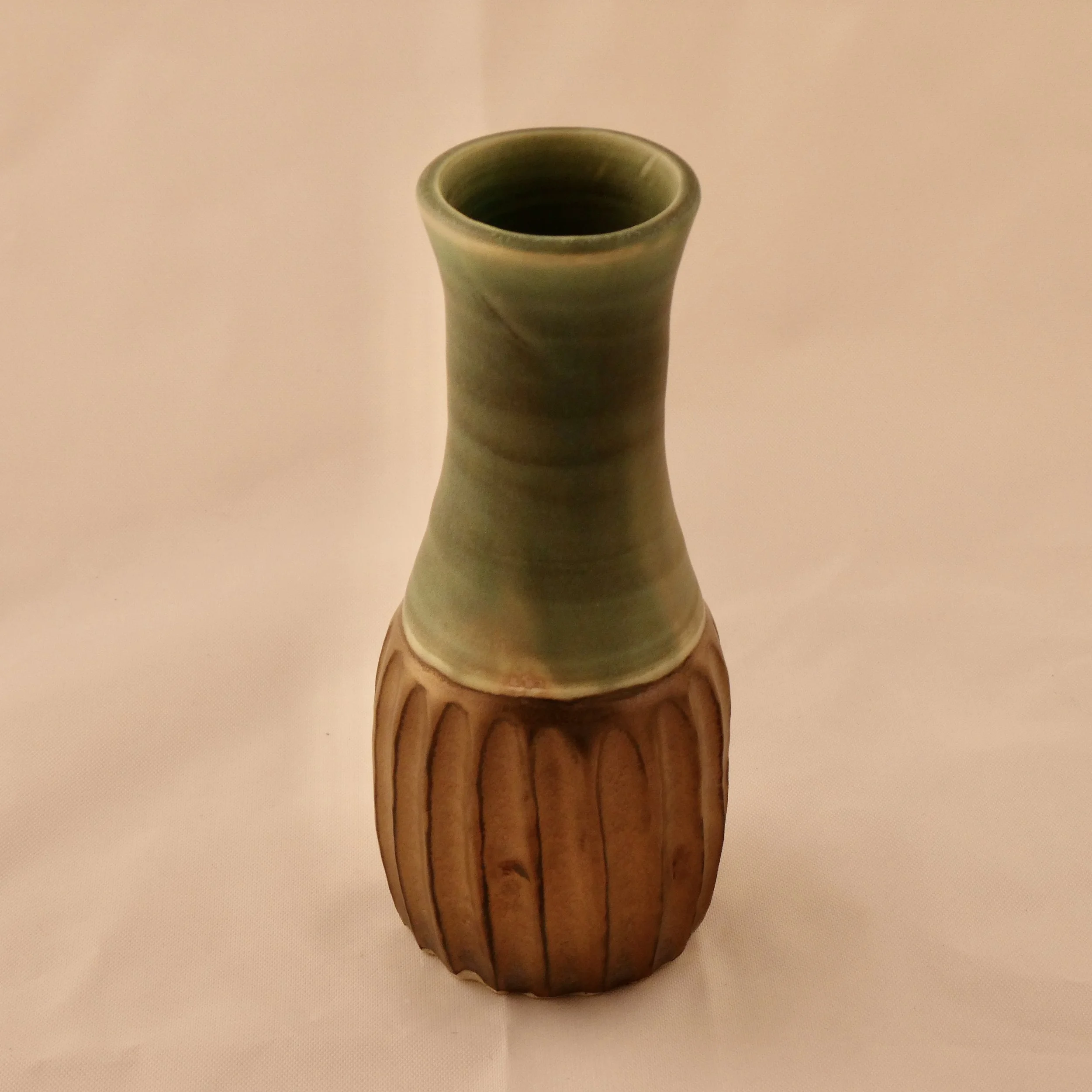 Green and Bronze Bud Vase II.jpeg