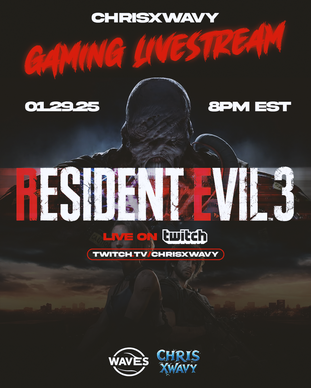 CHRISXWAVY - STREAMING RESIDENT EVIL 2.png