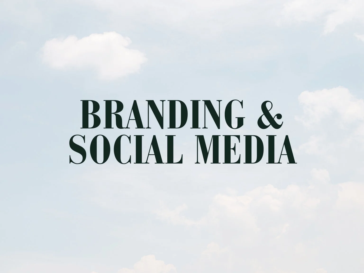 Branding & Social Media