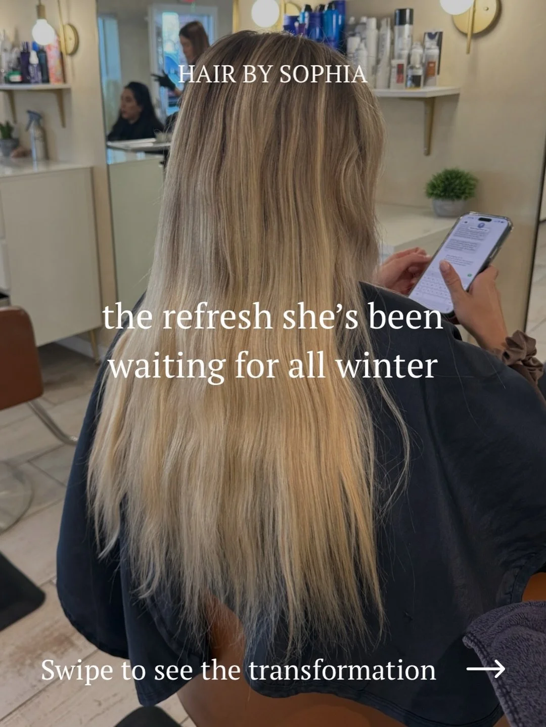 she was ready for her summer blonde 🤍

#livedinblonde #blondehairstylist #scottsdalehairstylist #blondeextensions #livedincolor