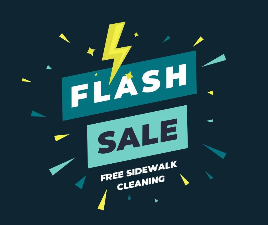⚡FLASH FRIDAY ⚡

Book today and get a free sidewalk wash with any full exterior service.

Limited to first 5 bookings. Must mention this post!

DM or Call 📞 616-202-5590

#FridayDeal #PressureWashingPromo #WestMichiganHomes #UltimateExteriorCleaning